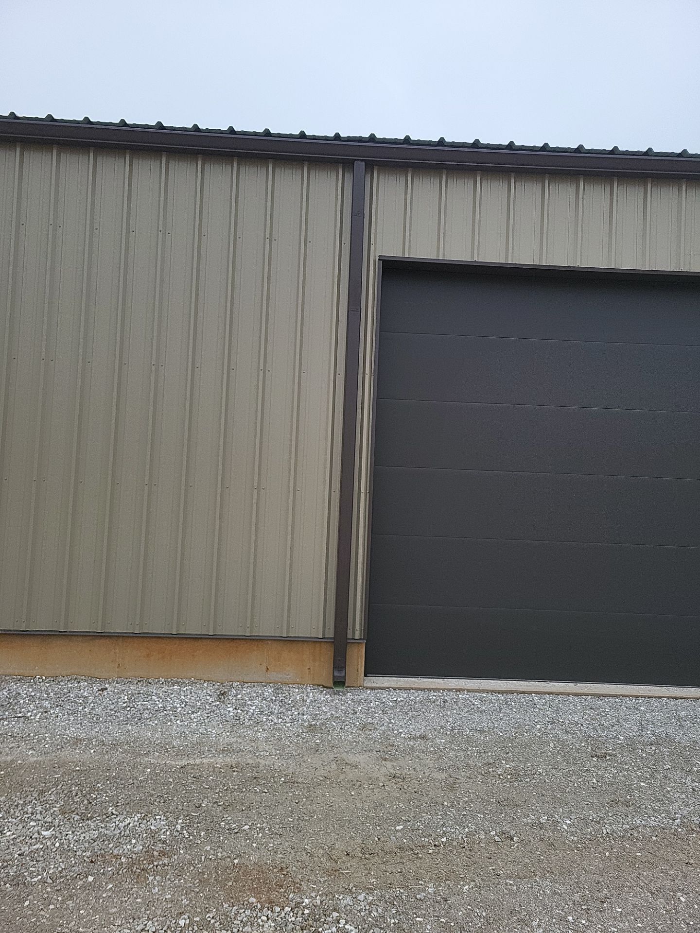 Metal Shop 6" Gutters & Downspouts Install - Color Musket Brown  by Titan Commercial & Residential Roofing 