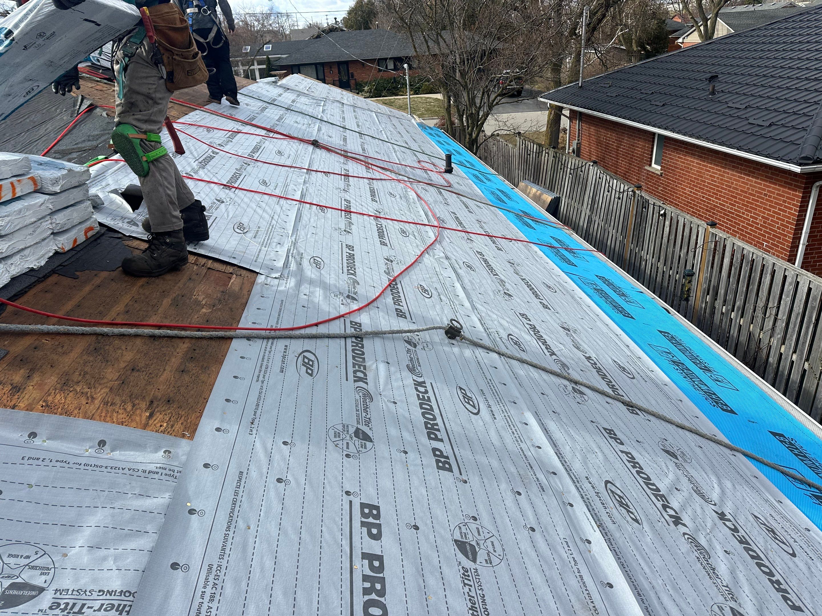 Project in Mississauga by The Roofing Crew