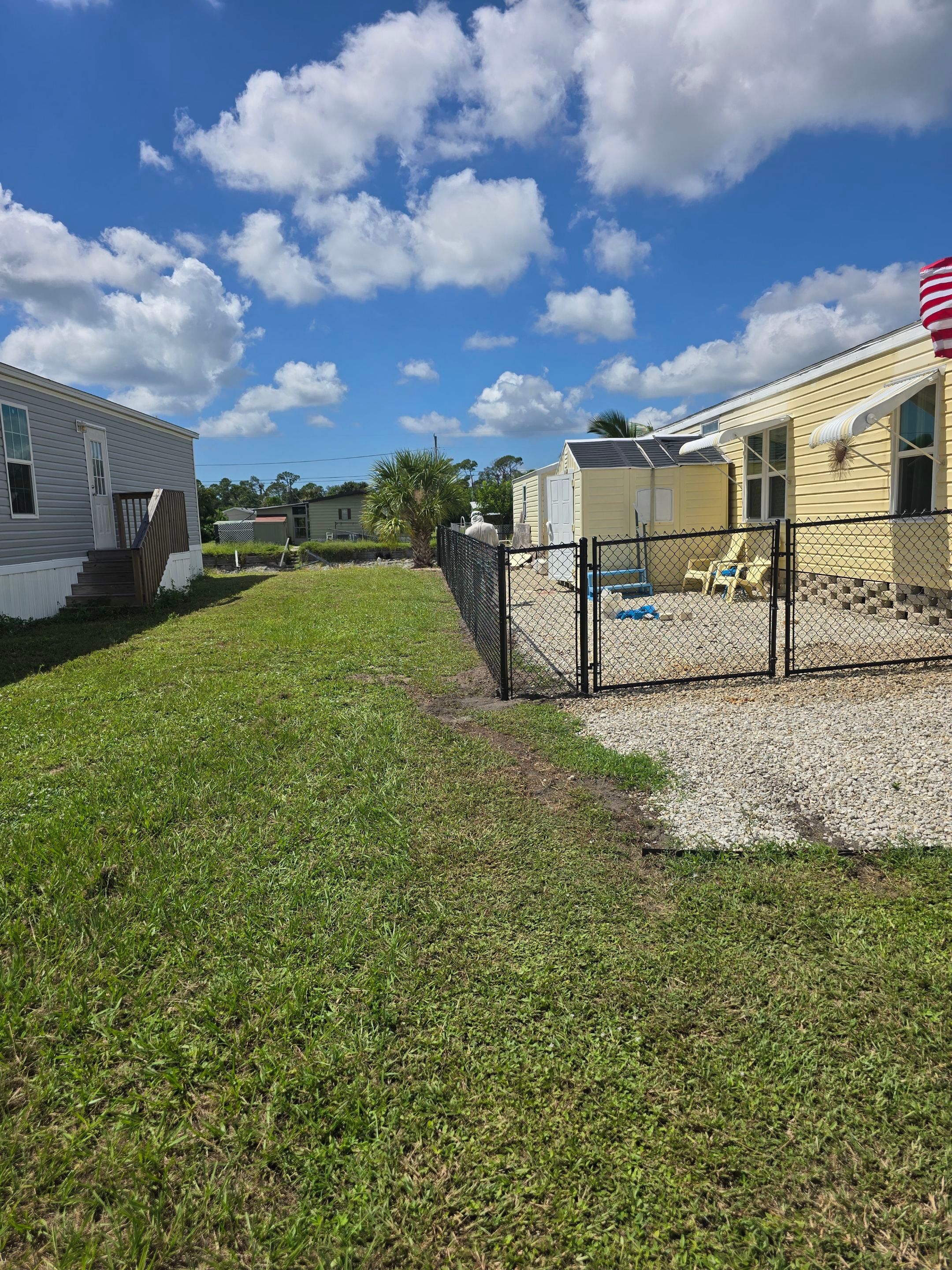 Englewood Waterfront Property Chain Link and Vinyl Fence Installation by True Fence LLC