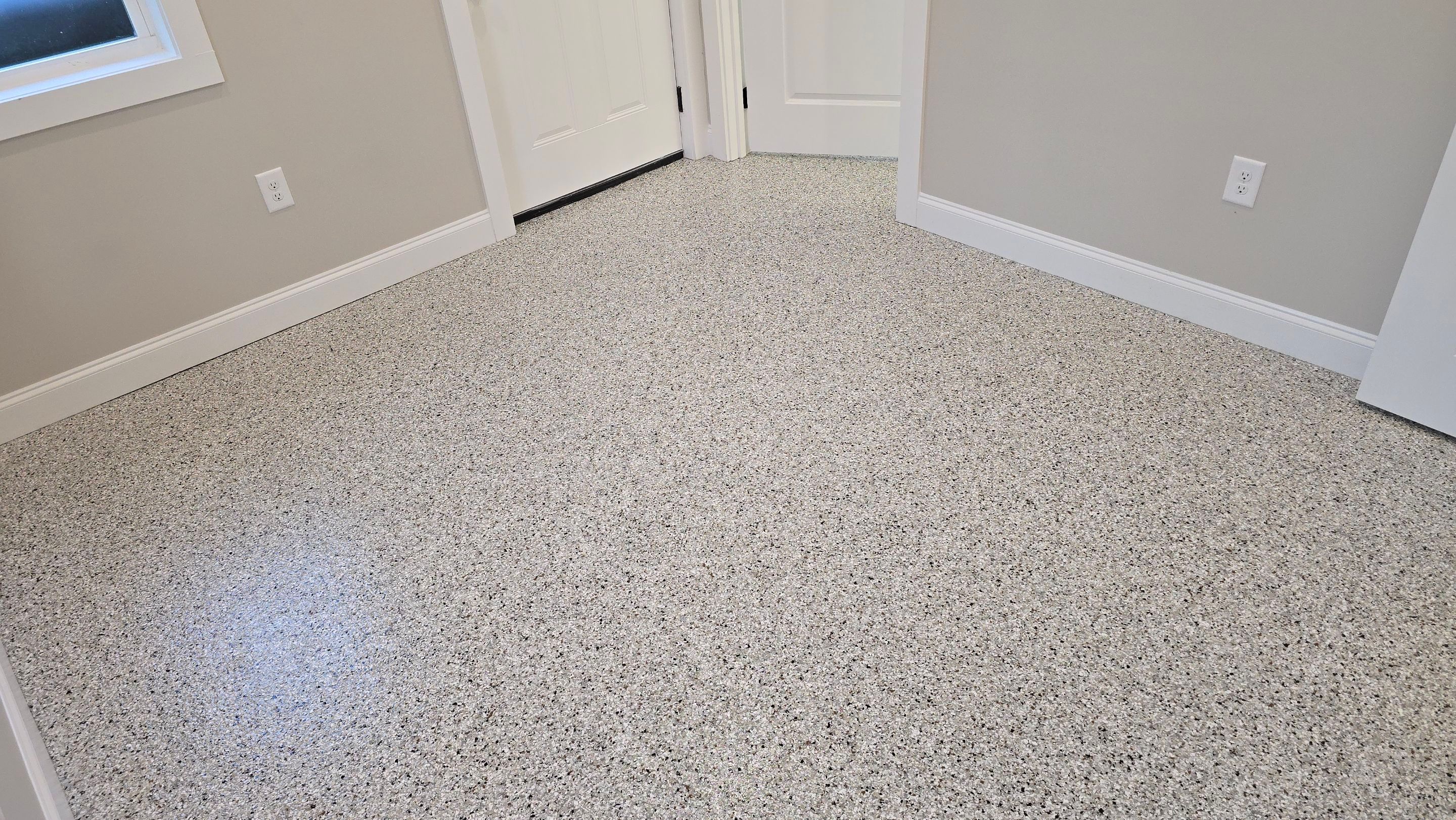 Garage Using Flake by Elite Floor Solutions