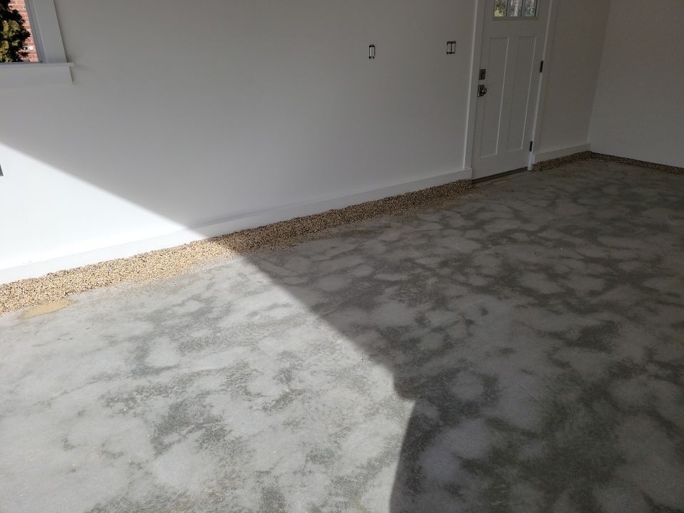 Garage Floor in Sandstone by Spectrum Painting, LLC