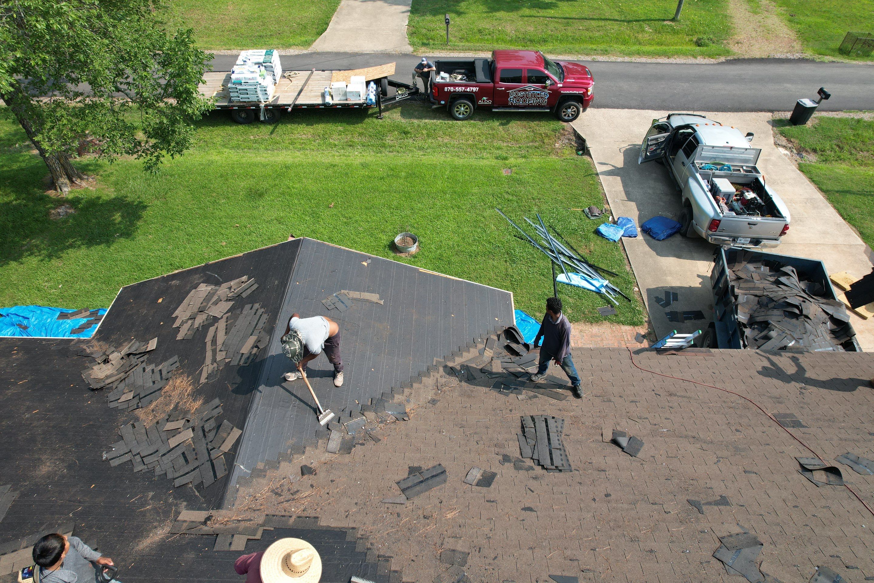 Residential Shingle Reroof using Malarkey Architectural Highlander NEX by Hostetler Roofing