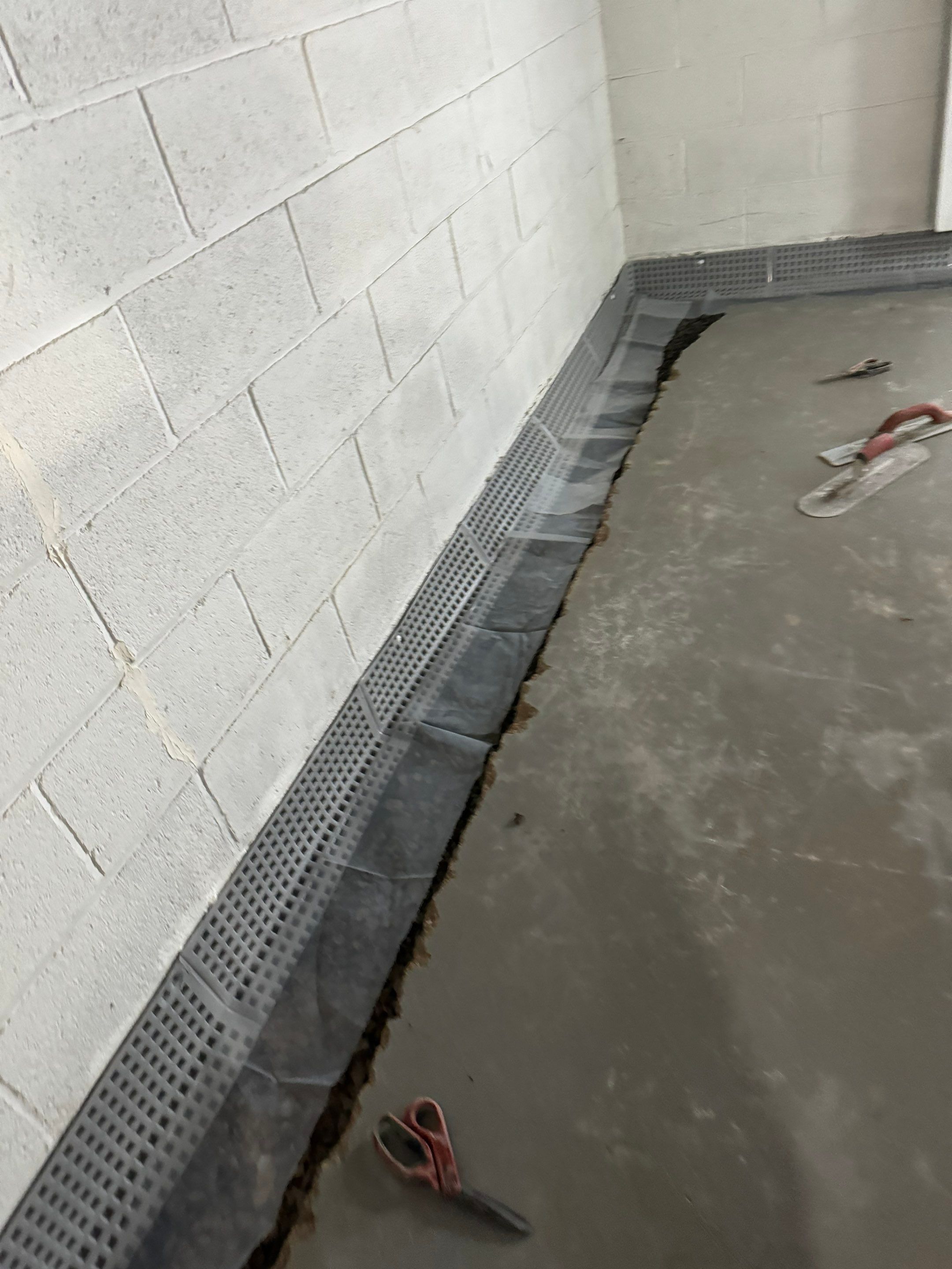 Interior French Drain Boonton NJ by Pure Service Pro, LLC 