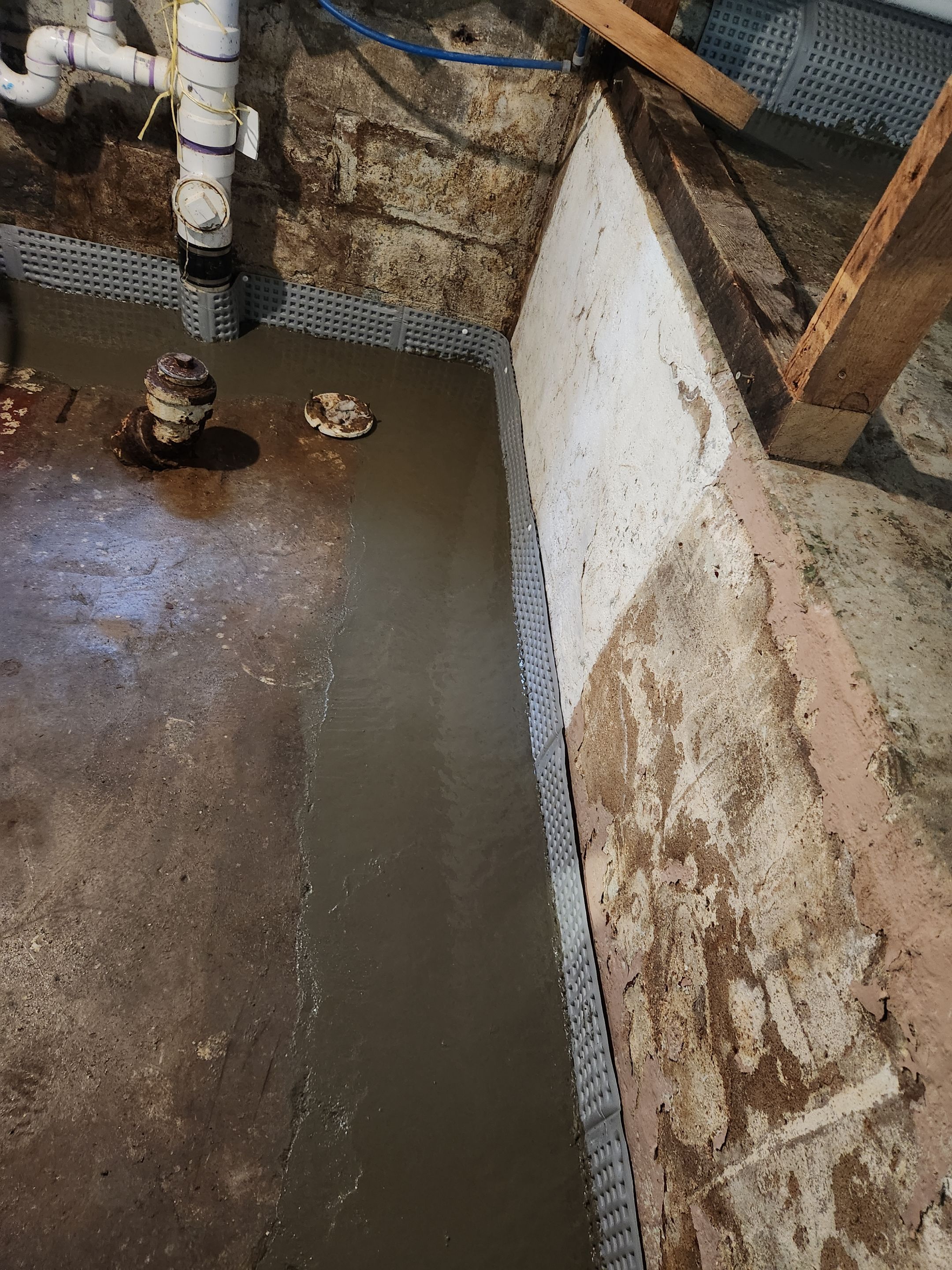 Interior French Drain East Orange NJ by Pure Service Pro, LLC 