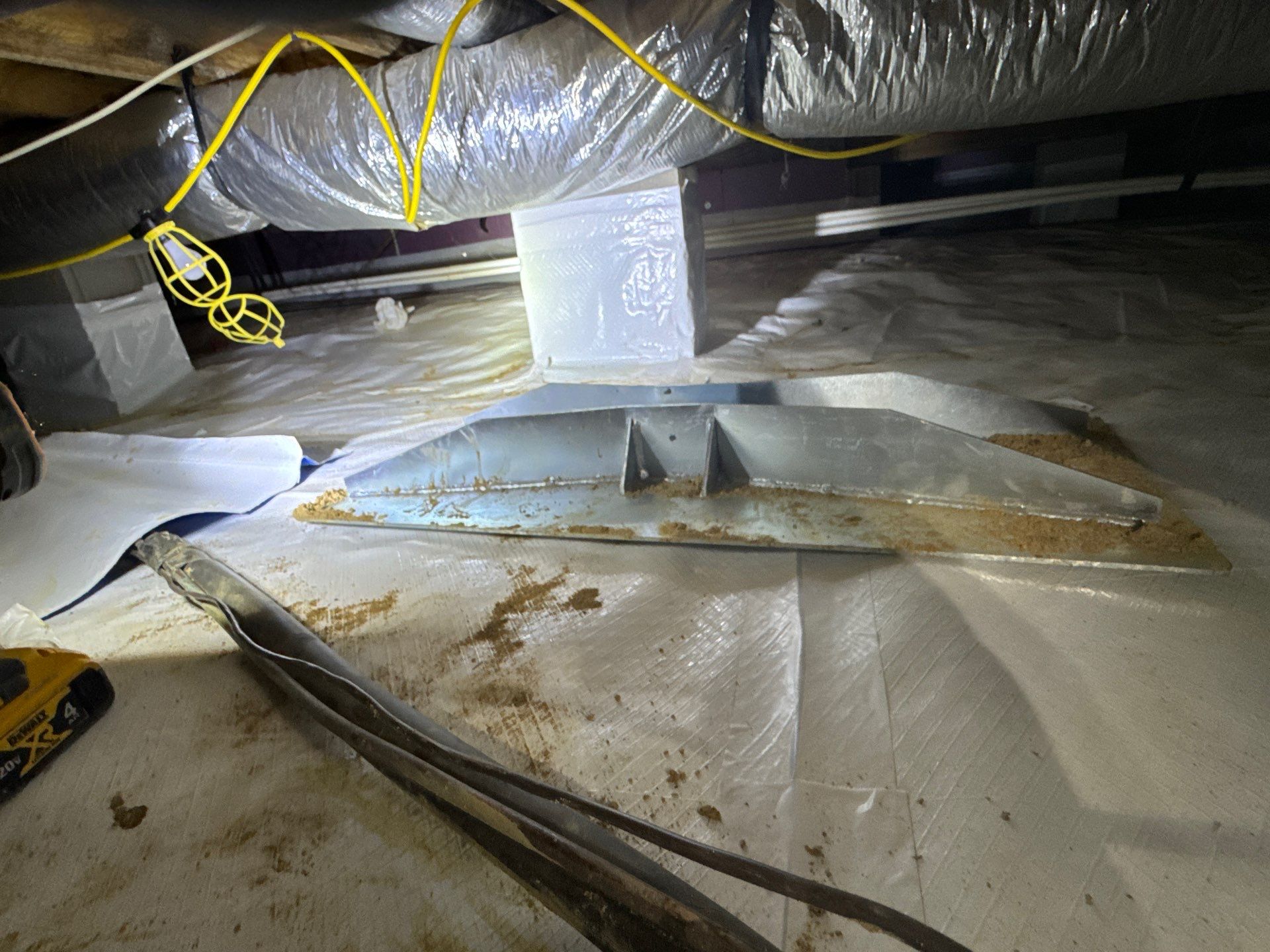 Project in Williamsburg by Patriot Crawl Space Repairs