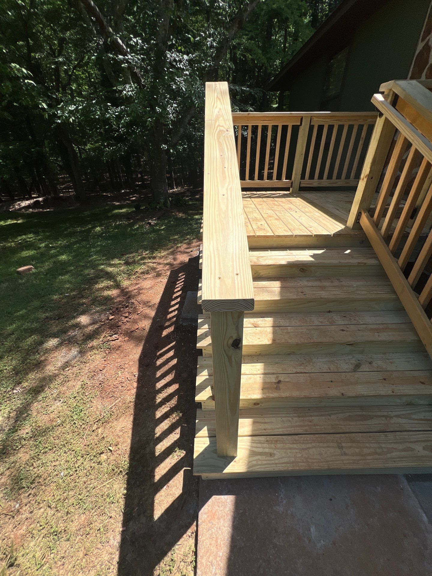 Kennesaw, GA Deck Build using Pressure Treated Pine by Nelson Exteriors