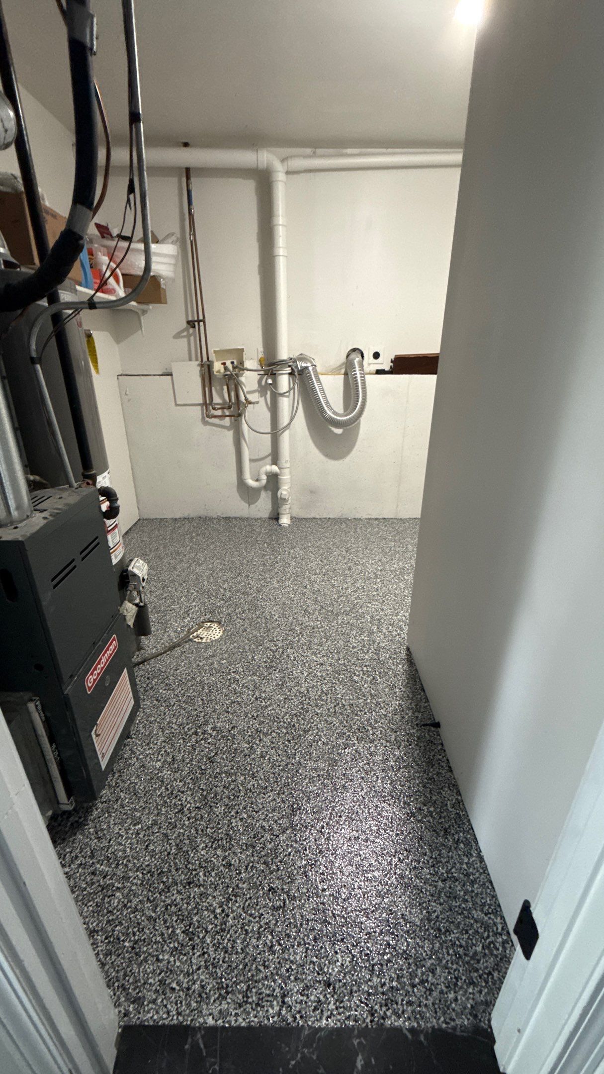 Epoxy Floor Coating for Edgerton Garage and Utility Room by Banner Garage
