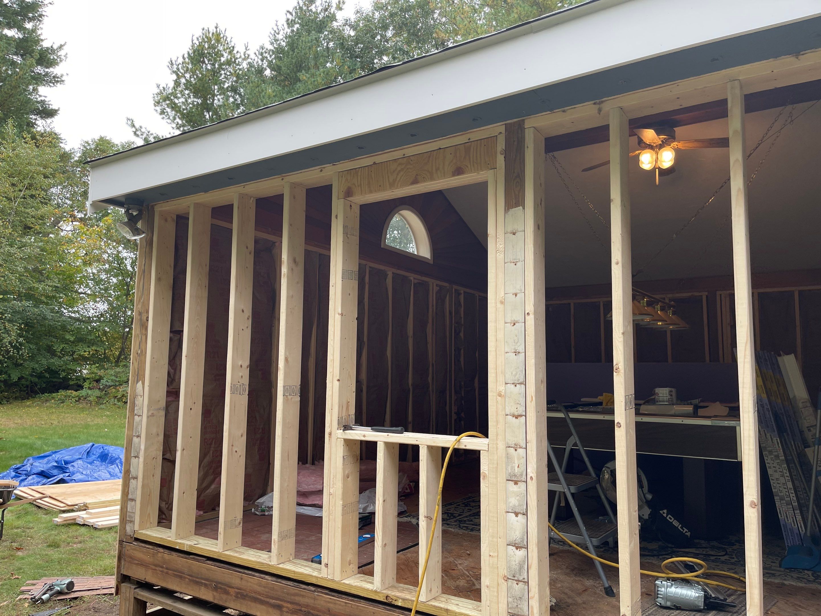 Closed in three-season room by Sensible Home Solutions