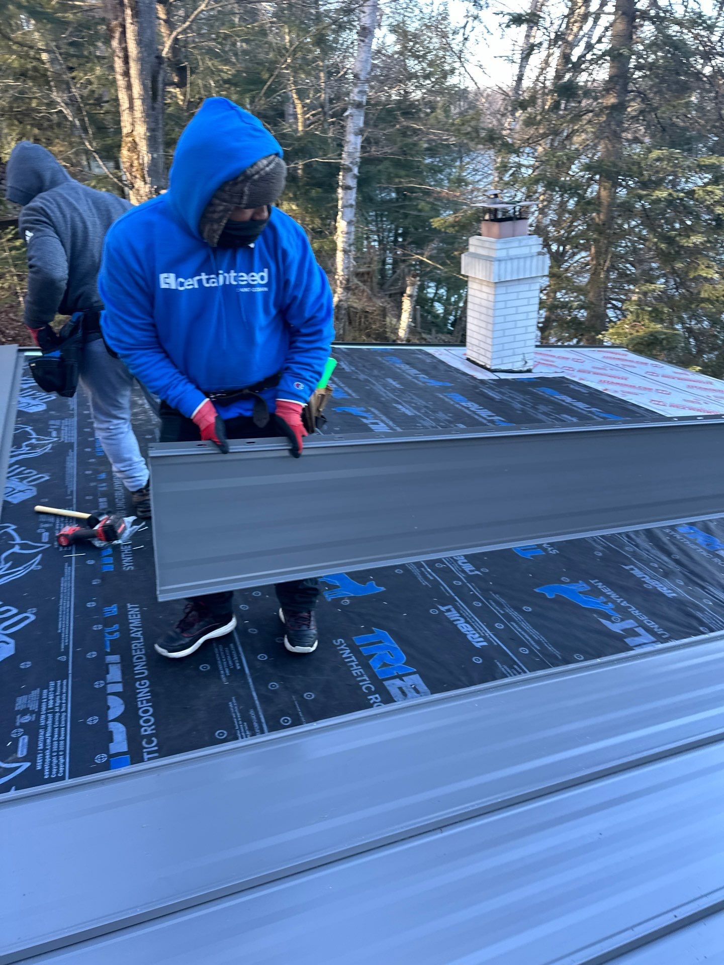 Standing Seam Roof  using Standing Seam Metal 26 Guage by Stendahl Services