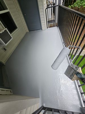 Wood Balcony Repairs and SIKA Pedestrian Deck Coating in Corvallis
