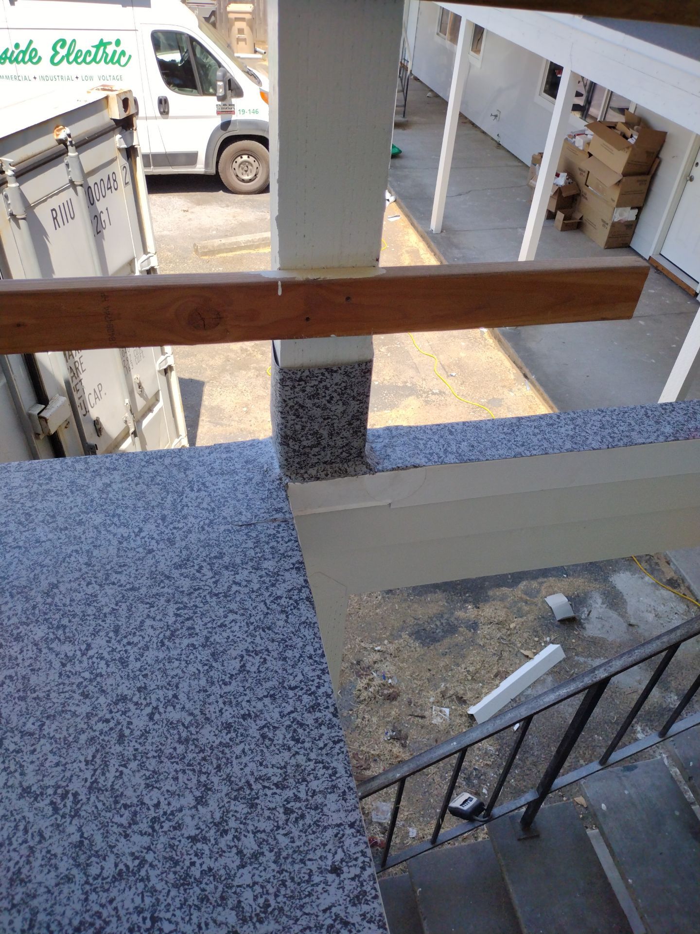 Dec-Tec Walkable Membrane using Dec-Tec (Color: Granite) by Orezona Building & Roofing Company, Inc.