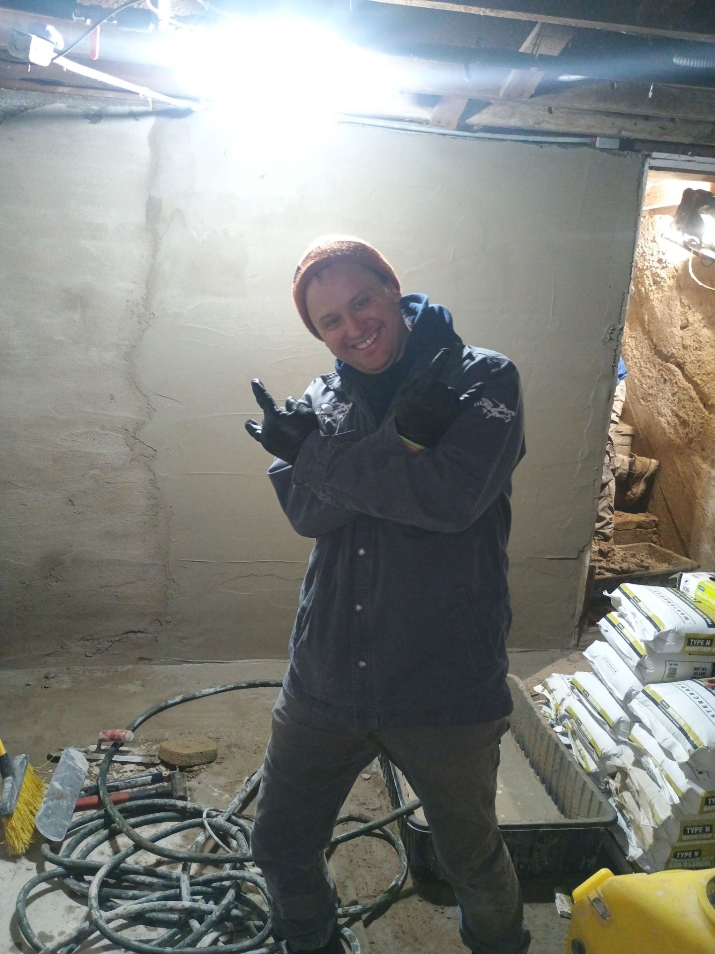 'Tis the Season for Parging by Waterproofing Northeast