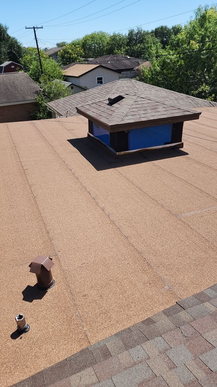 Residential Roofing Installation using Modified Bitumen  by Galvan Roofing and Construction