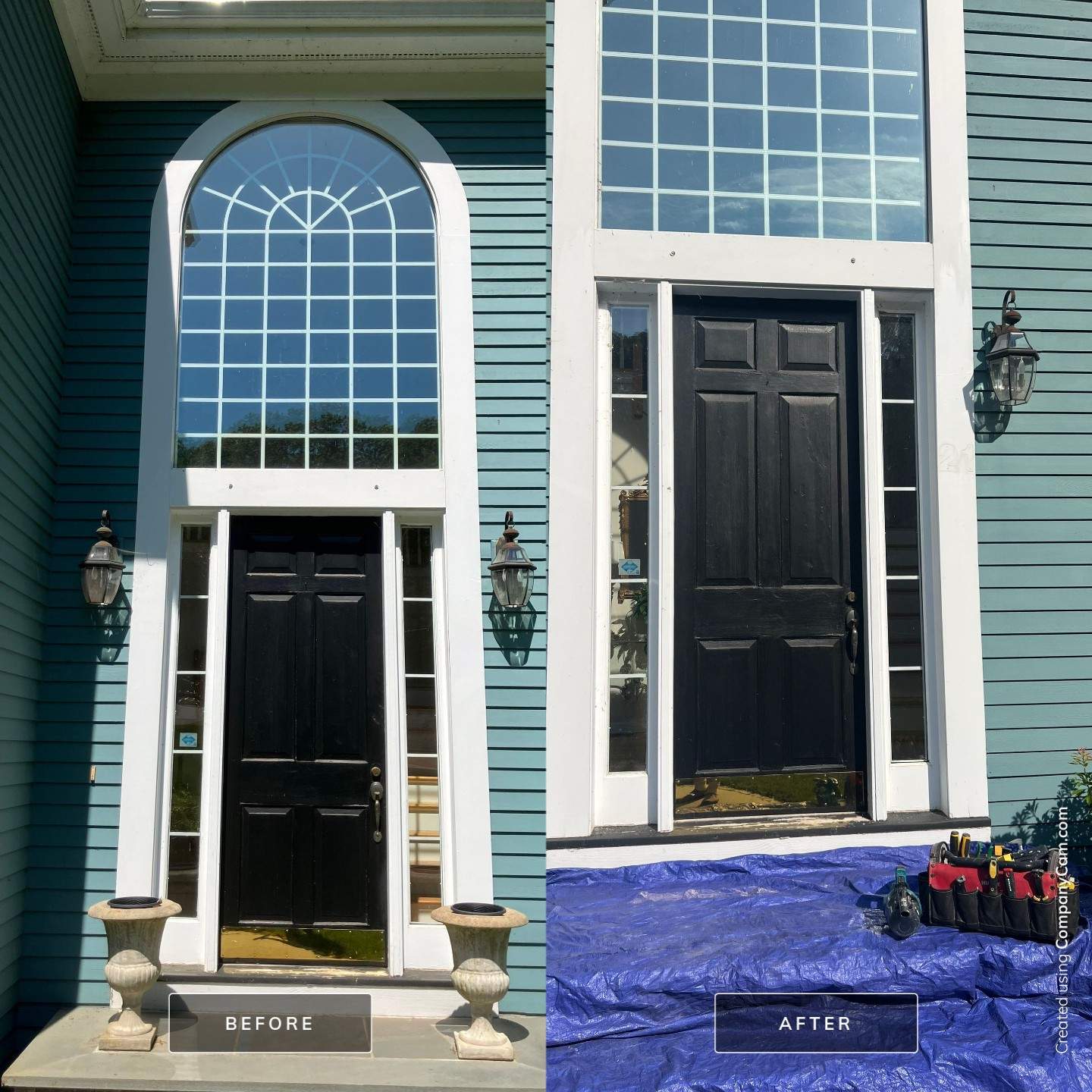 Elegant ProVia Entry Door Installation by DiGiorgi Roofing and Siding Inc