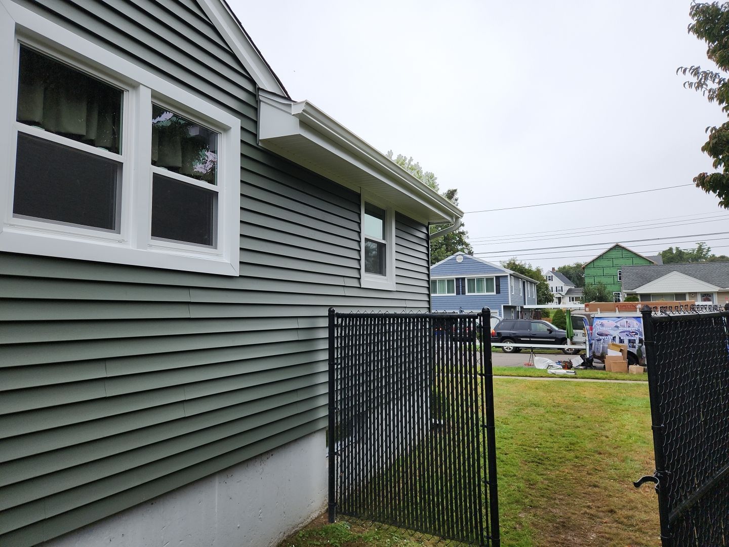 Siding Installation using Certainteed Monogram Forest Green by A Plus Exterior