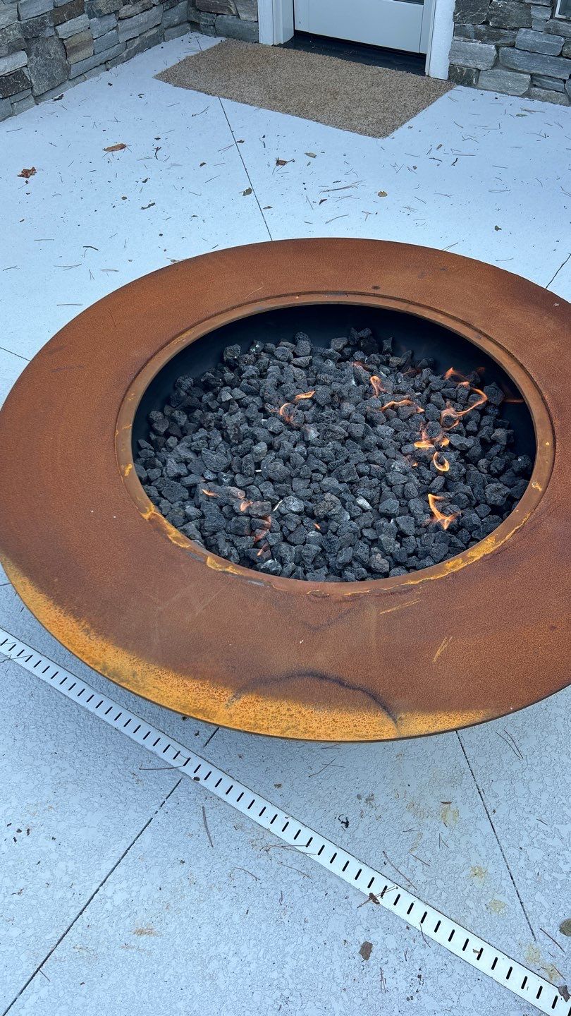 Firepit Installation by Smucker Mechanical