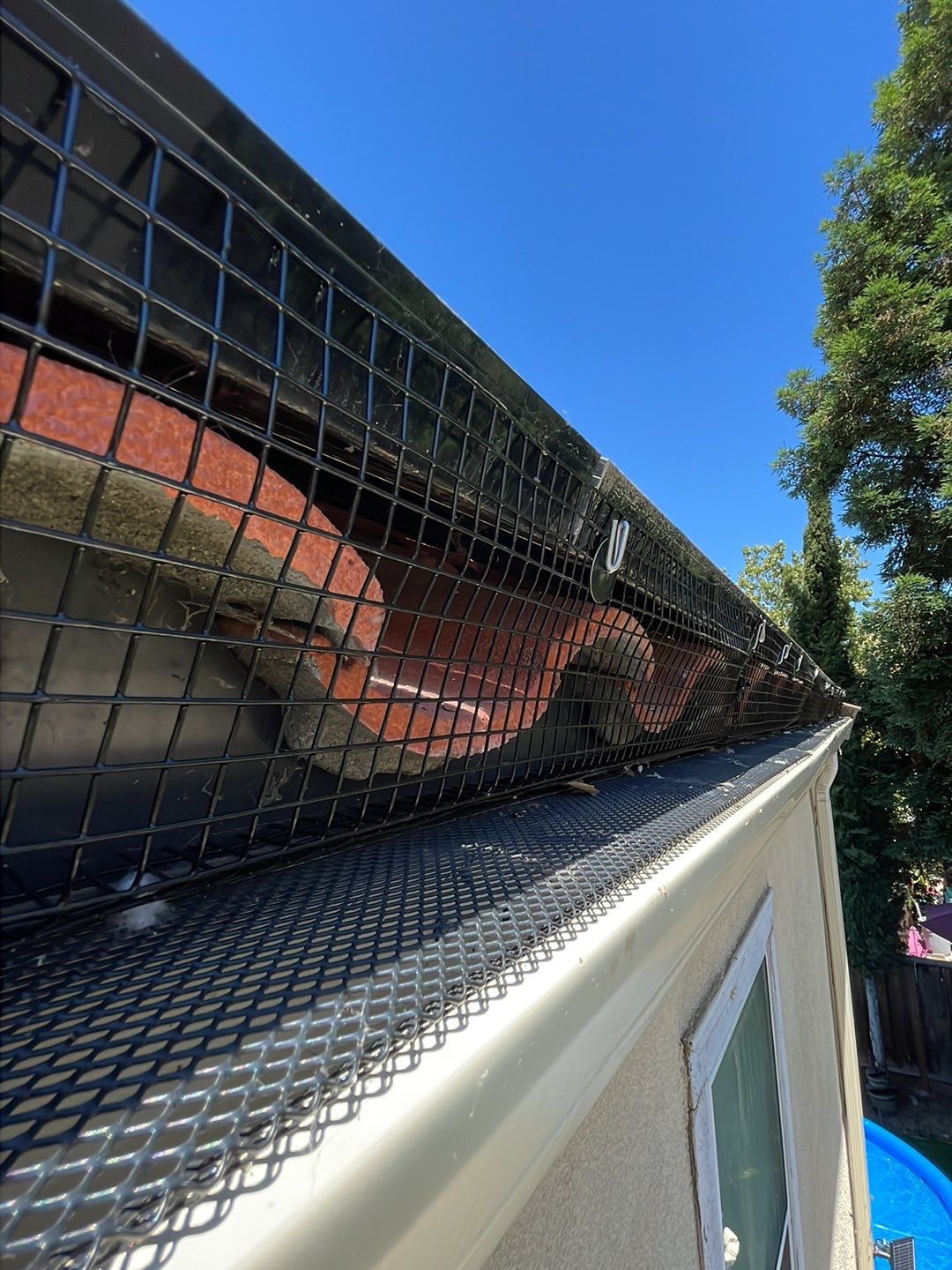 Solar Panel Bird Proofing using Critter Guard Mesh by All One Solar Shine