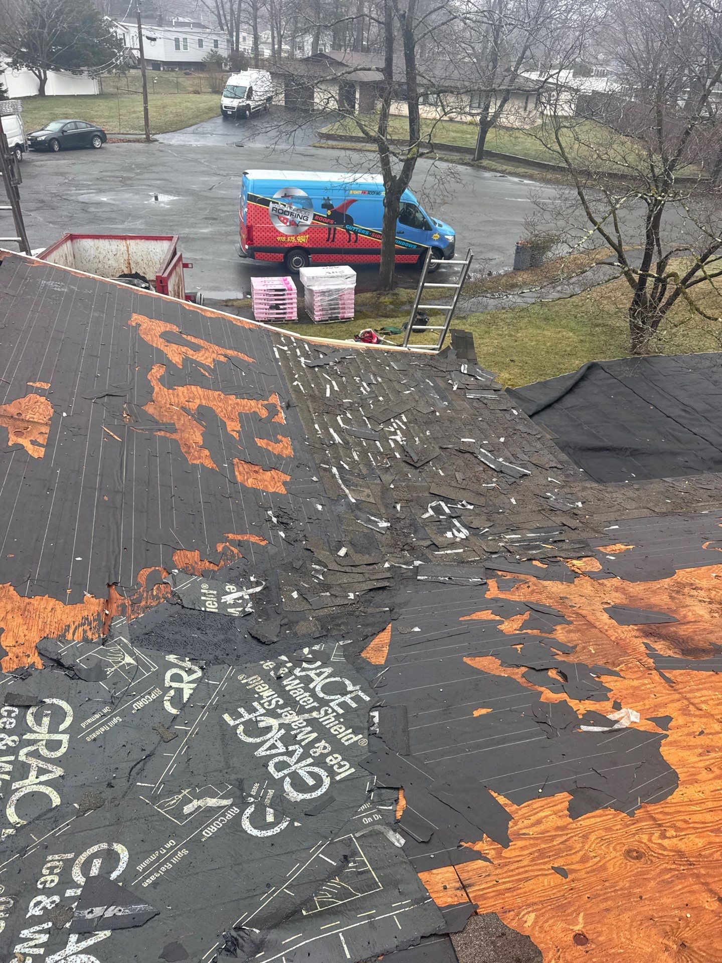 .Full Roof Replacement, Plywood Decking & EPDM System in Peabody by Mighty Dog Roofing of Greater Middlesex County