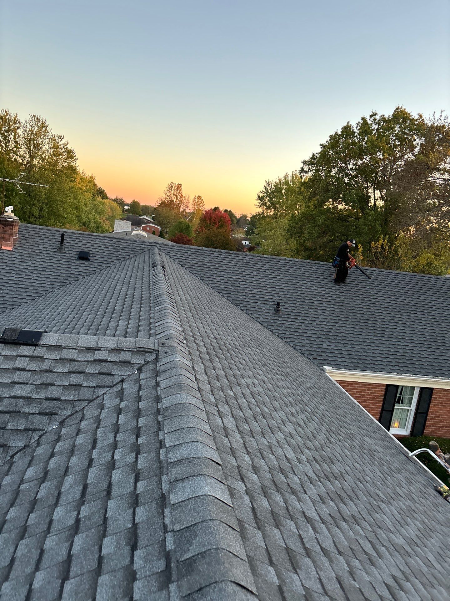 Residential Roofing Installation using Timberline UHDZ Shingles - Pewter Gray by RoofX 