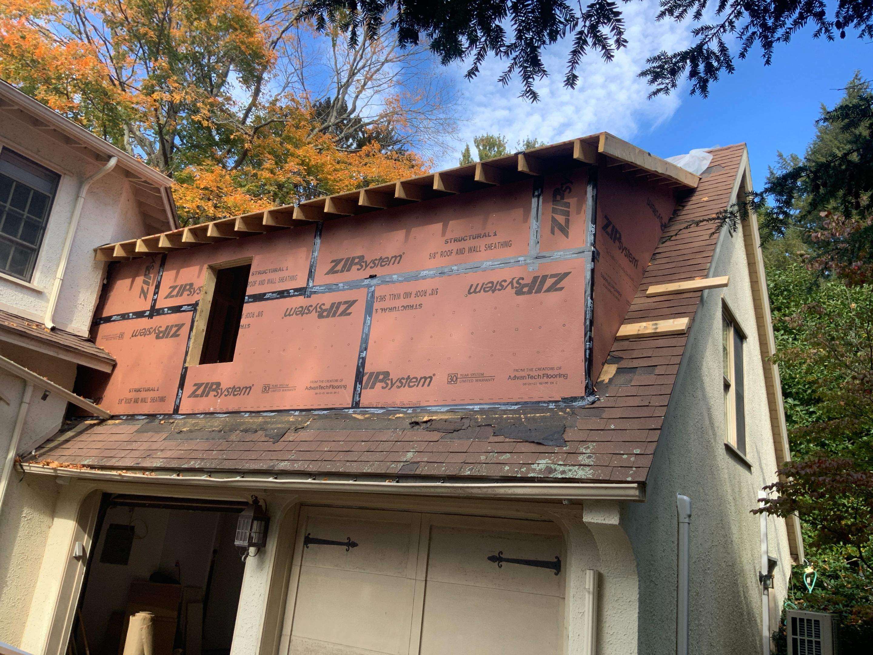 In progress: Exterior renovation in Wellesley MA by UBrothers Construction