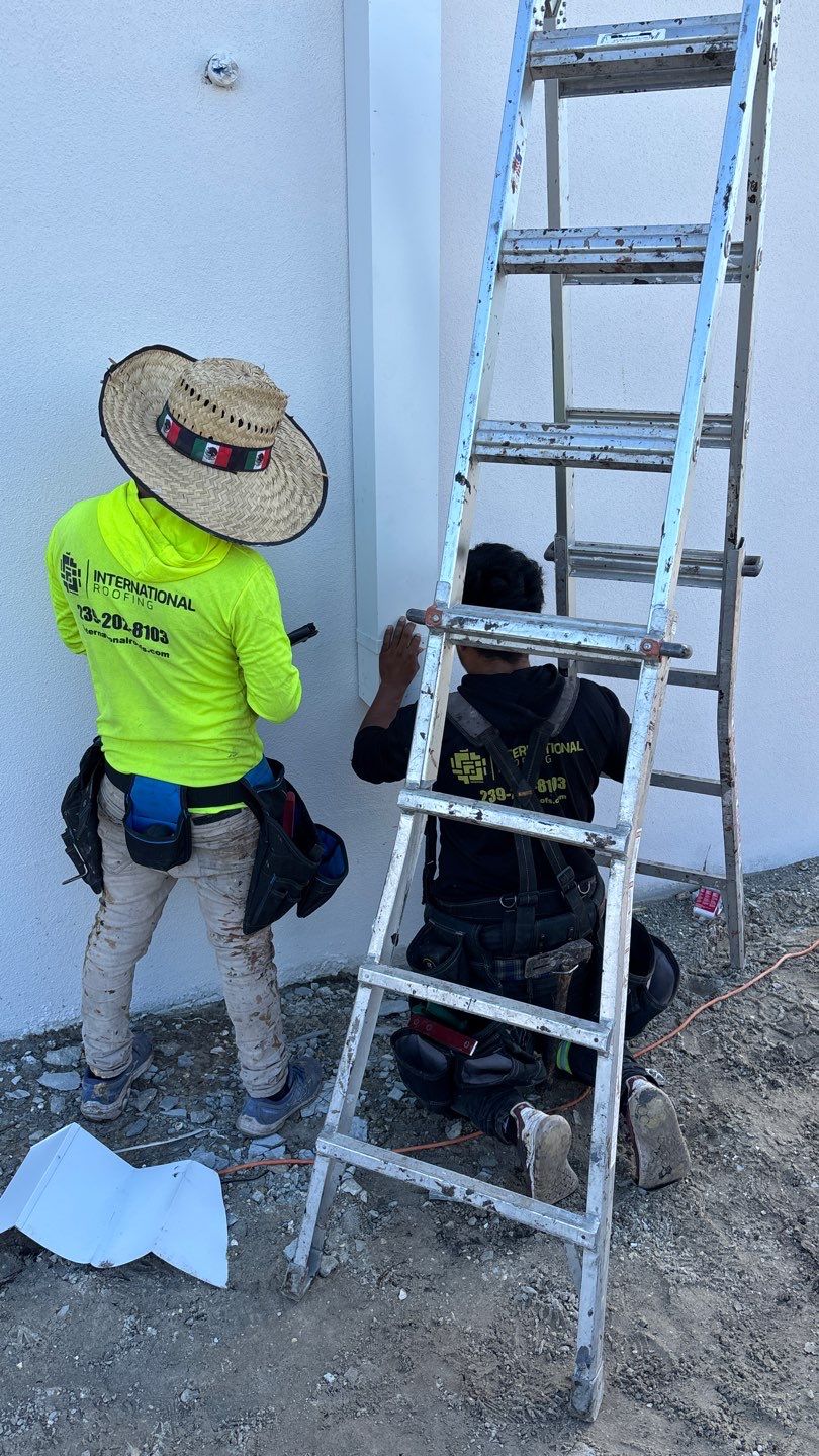 Residential Install of Flat TPO by International Roofing