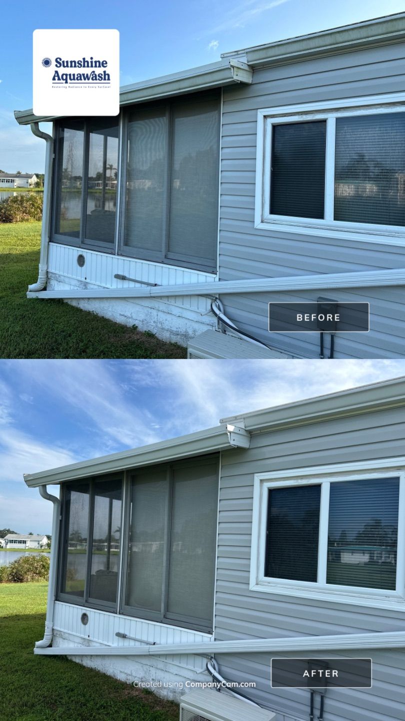 🏡 Mobile Home Soft Wash – Colony Cove, Ellenton, FL by Sunshine AquaWash