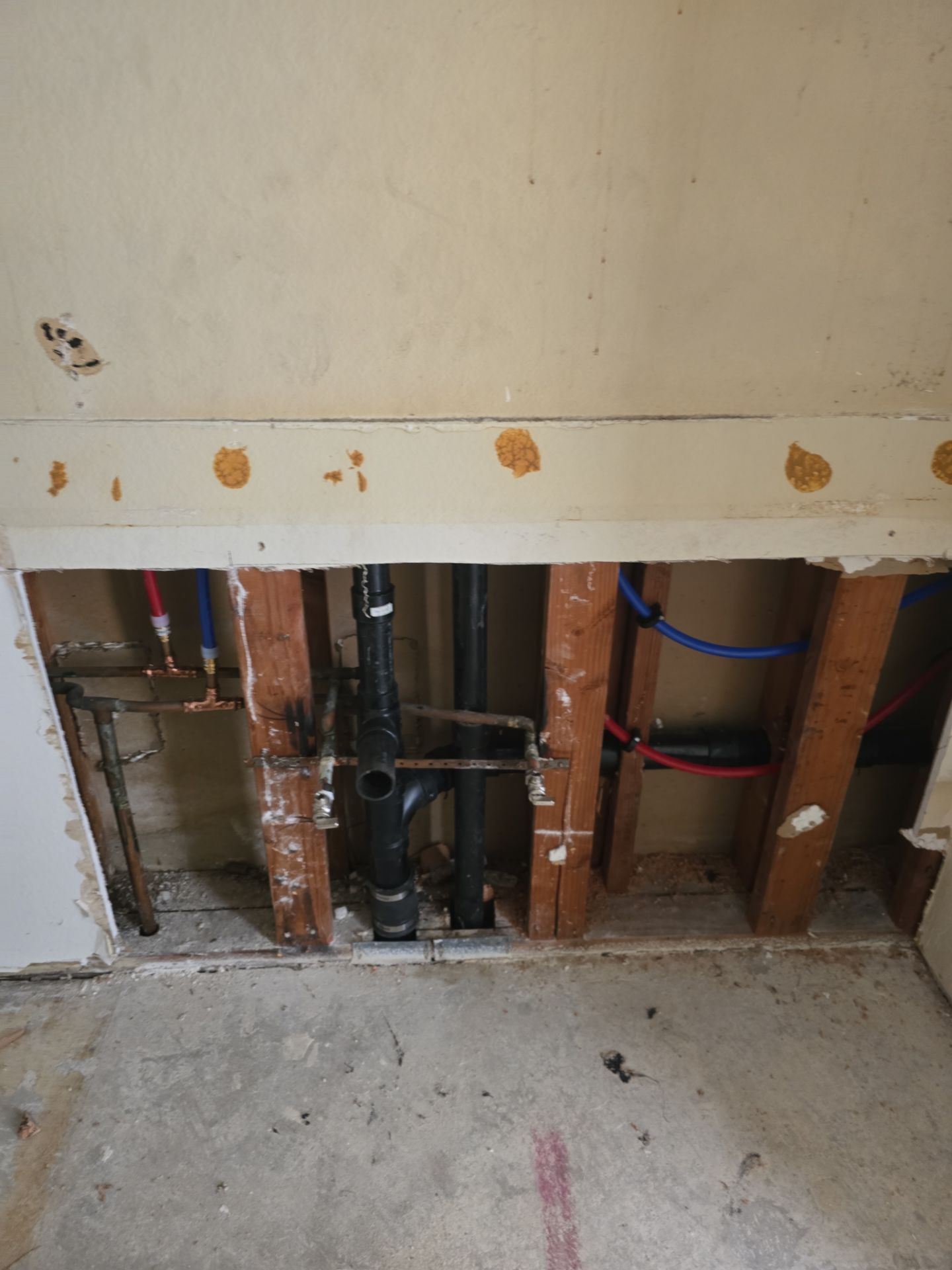 Installation of Bathtub, Fixtures, Washer & Dryer Water Lines, and New Piping by Us Plumbing