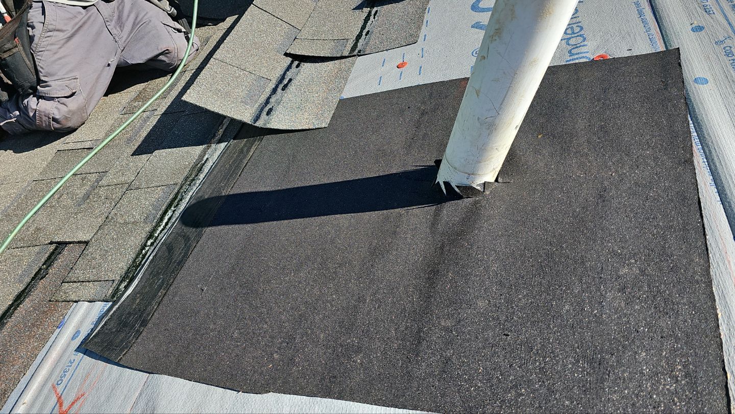 Atlas Pinnacle, Color, Weathered Wood, Drip Edge, Color, Royal Brown by Eagle Eye Roofing