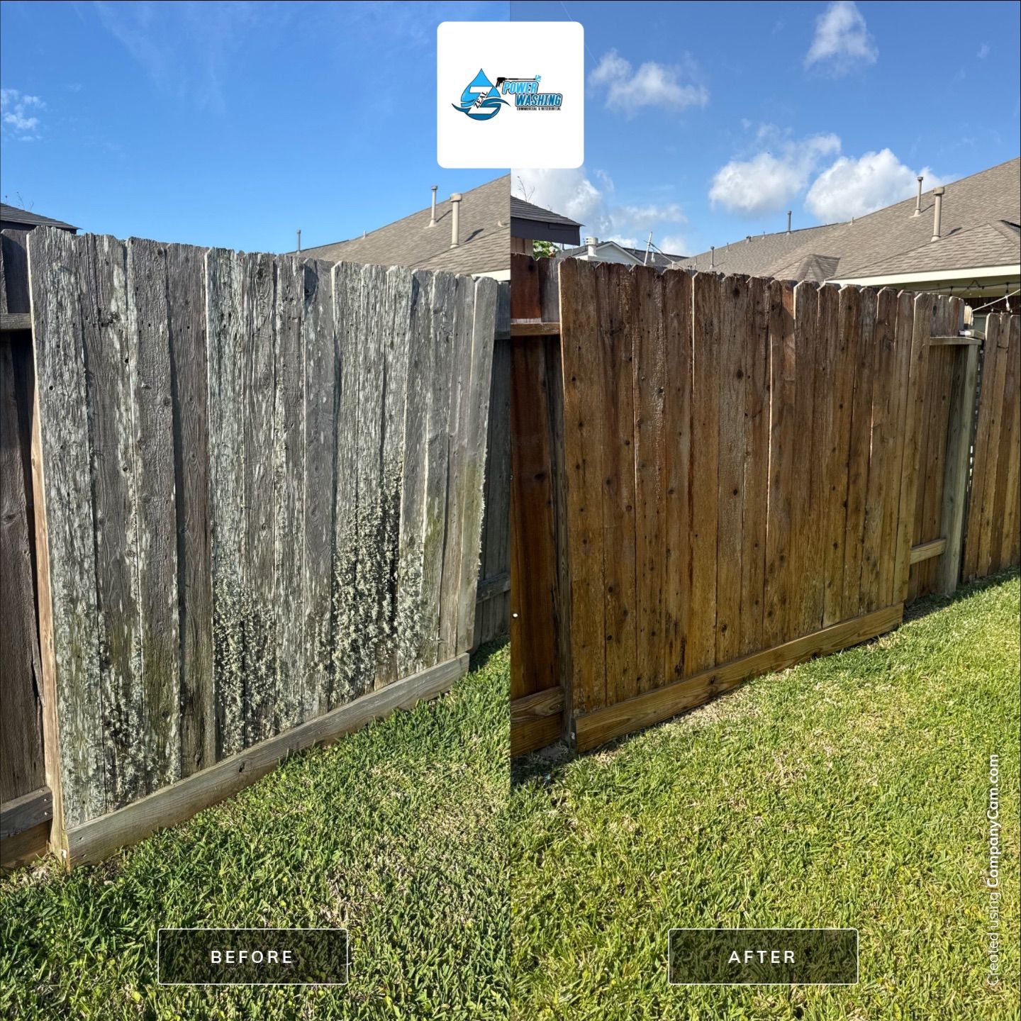 Wood Fence Cleaning and Surface Restoration in Richmond by Zeal Power Washing