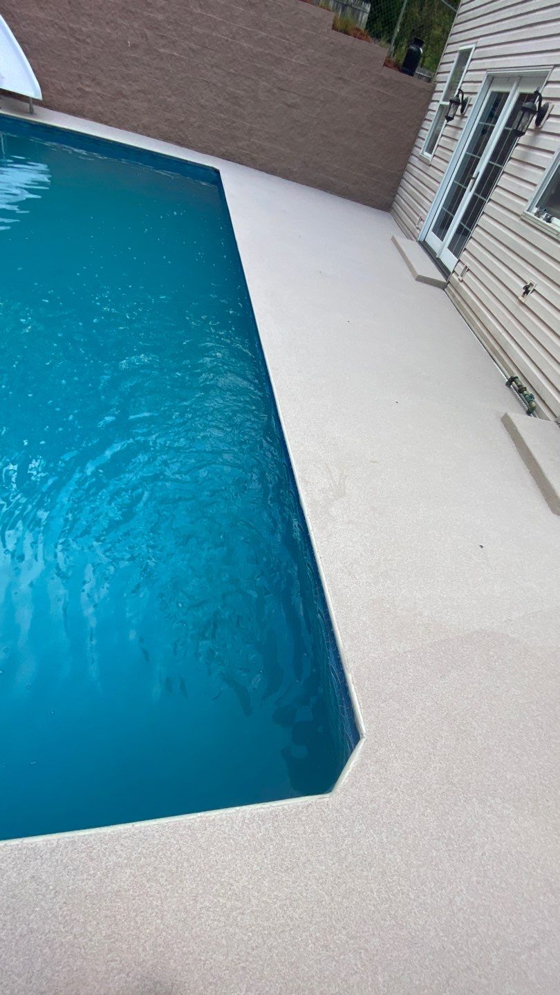 Oxford Pool Deck Project in McKees Rocks by Floors in a Day, Inc