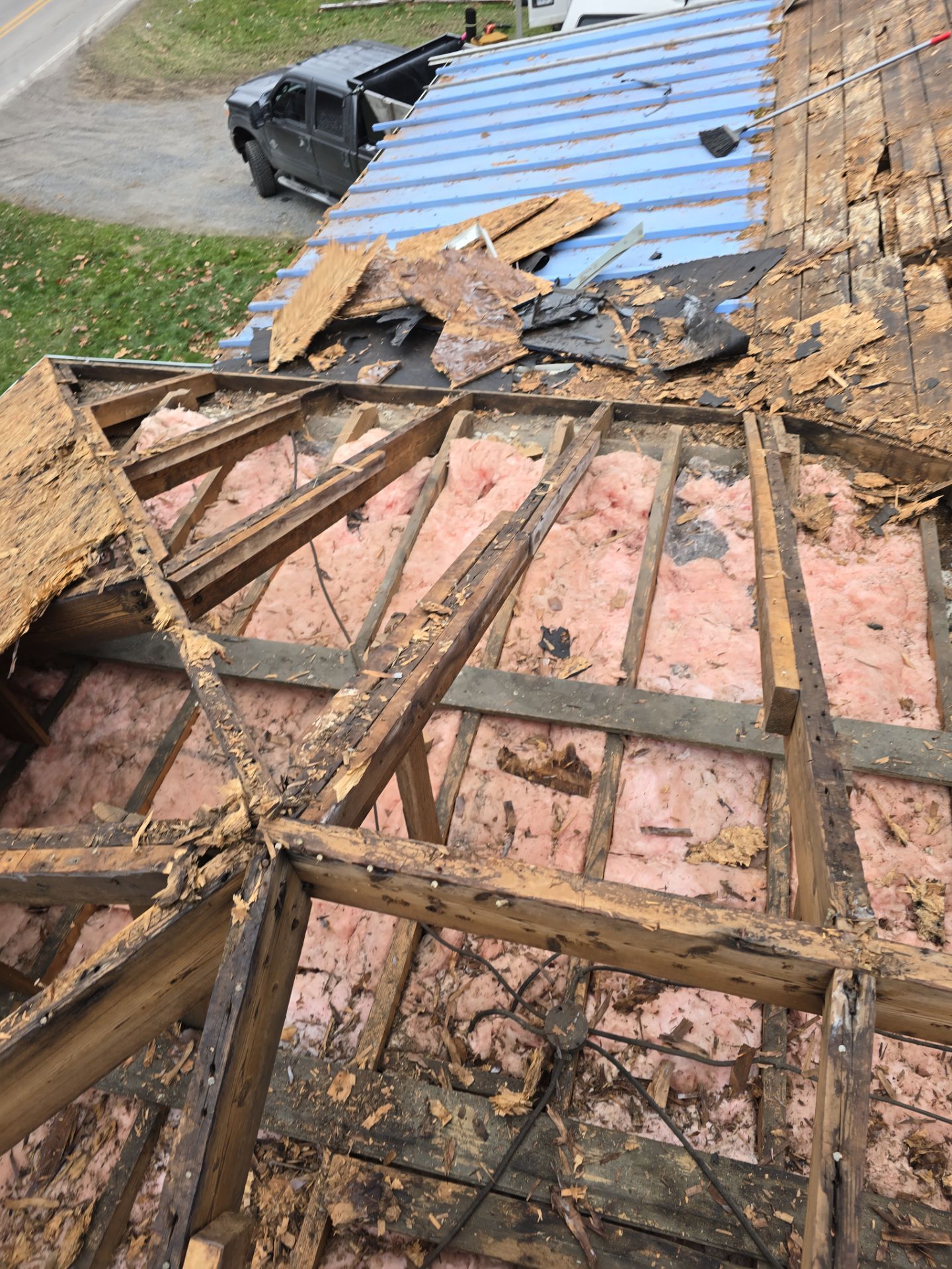 Residential Roofing Installation using GAF Timberline HDZ Oyster Grey by Rainstoppers Roofing