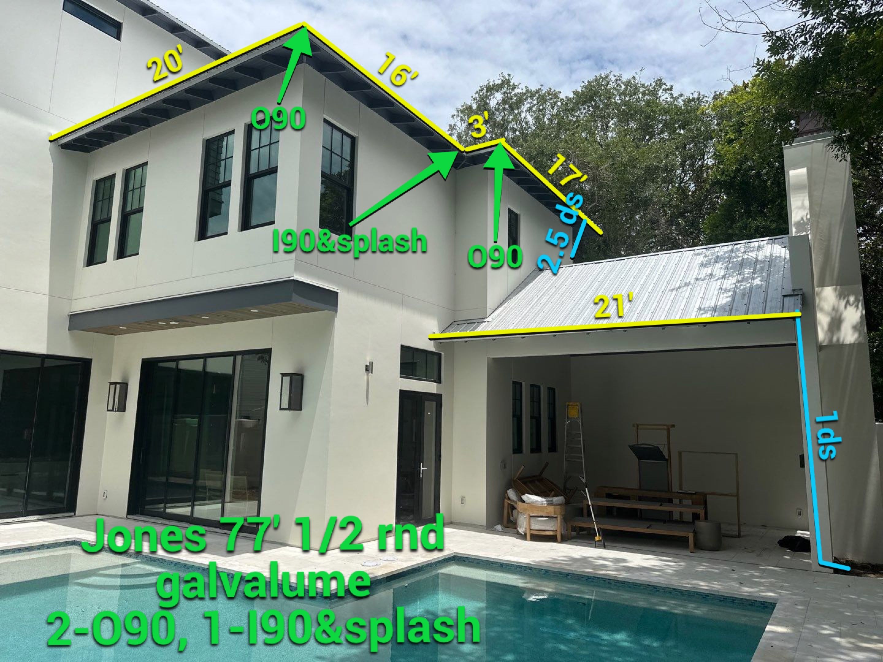 Half-Round Gutters in Santa Rosa Beach FL by Gutter Professors