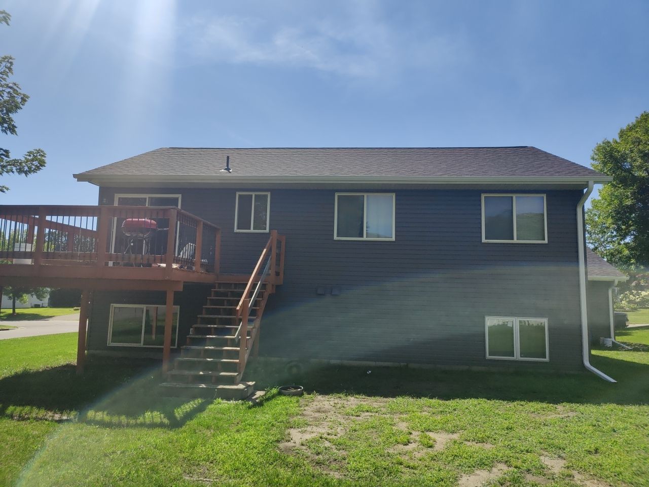 5" Gutters in Monticello by Next Level Seamless Gutters / Exteriors Inc.