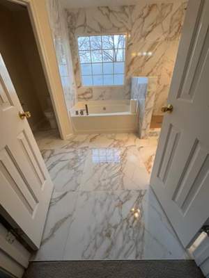 Master bathroom renovation