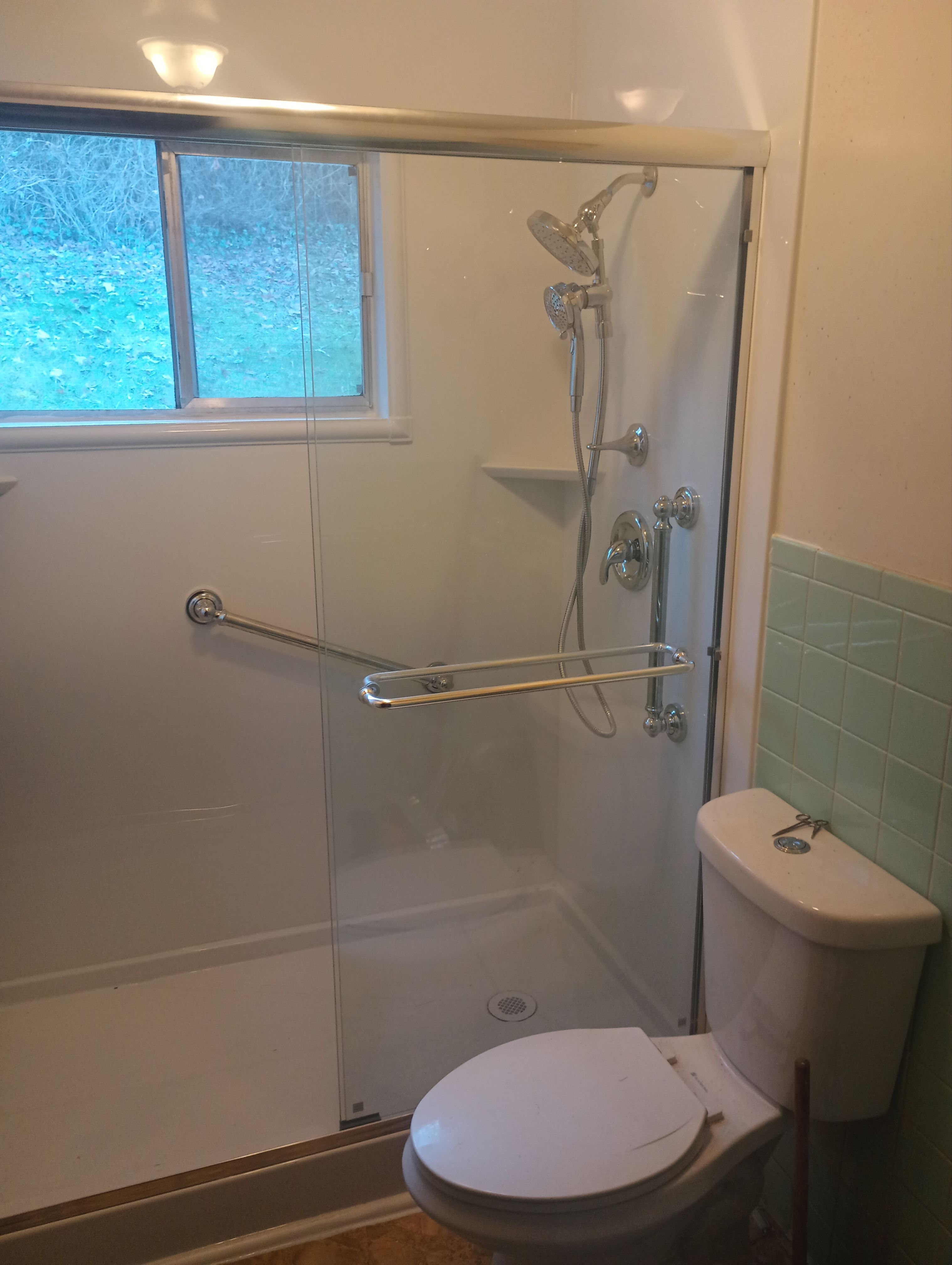 Tub to Shower Conversion using BCI Acrylic Shower System by Secure Construction Company Inc