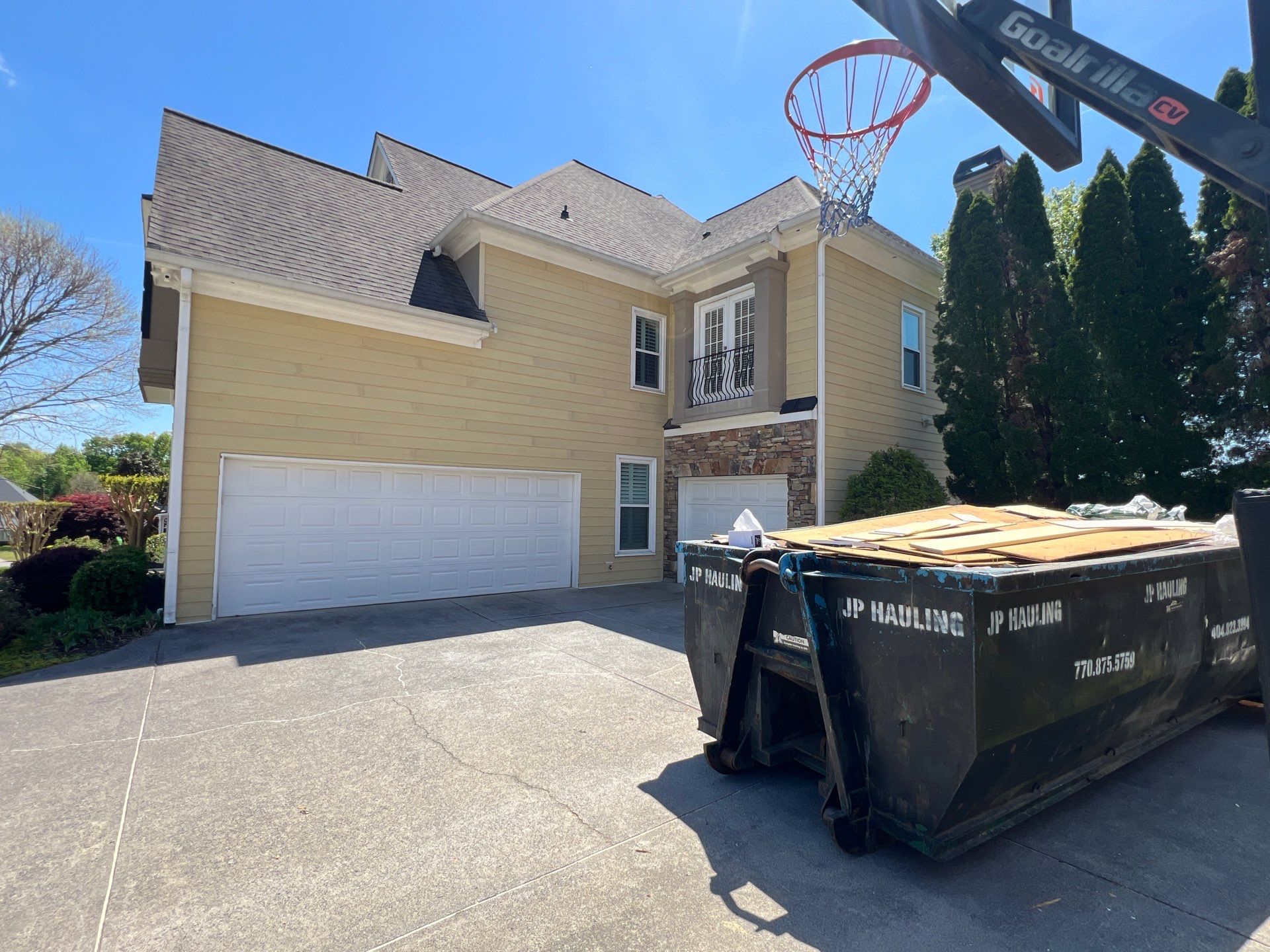 Full Exterior Siding Replacement and Stone Veneer Installation in Roswell by Swift Home Renovations