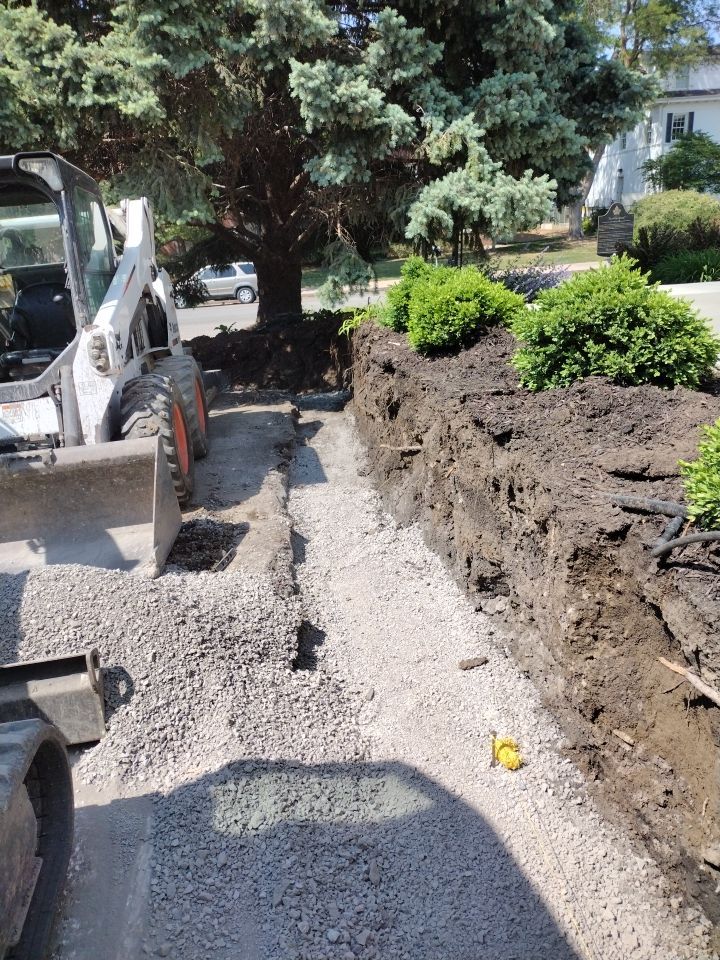 Replacement of existing retaining wall.  by New Horizon Landscapes