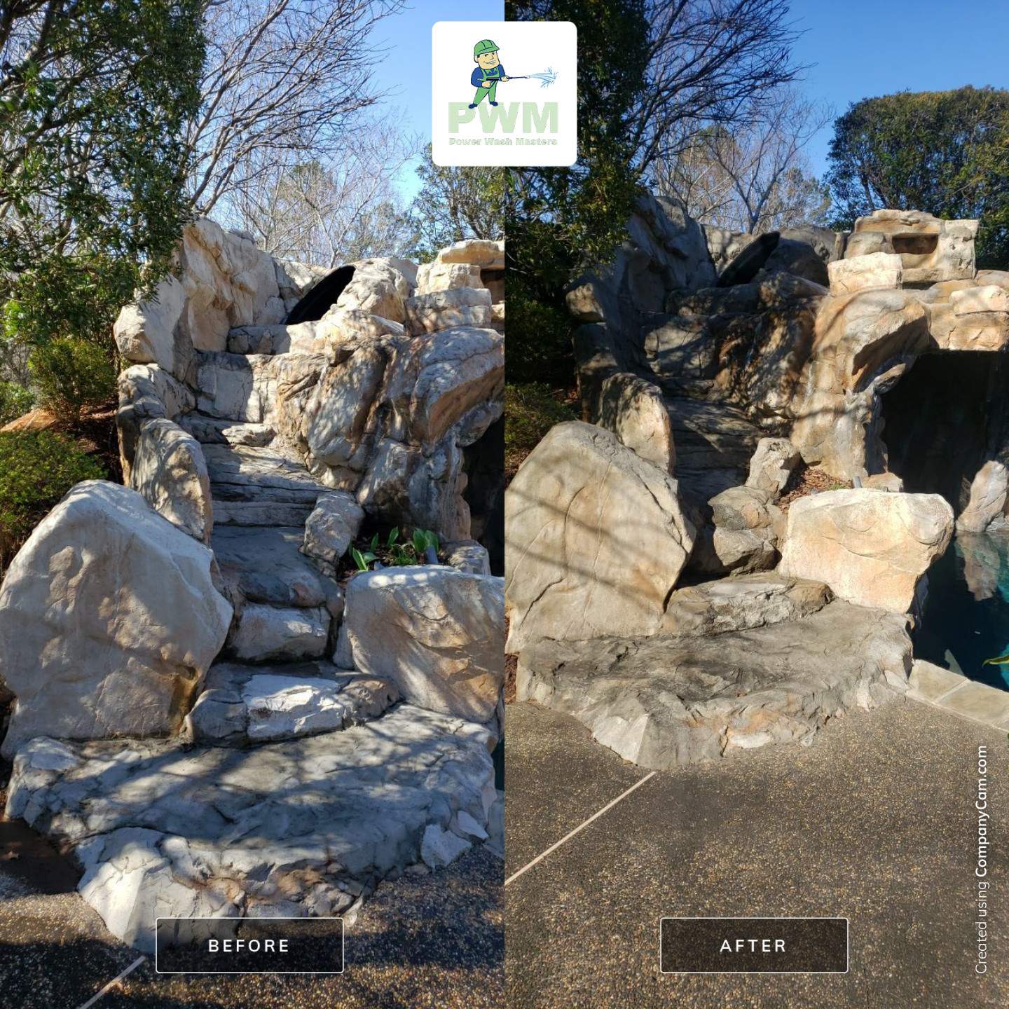 Landscap drain and flat serface cleaning by Power Wash Masters LLC