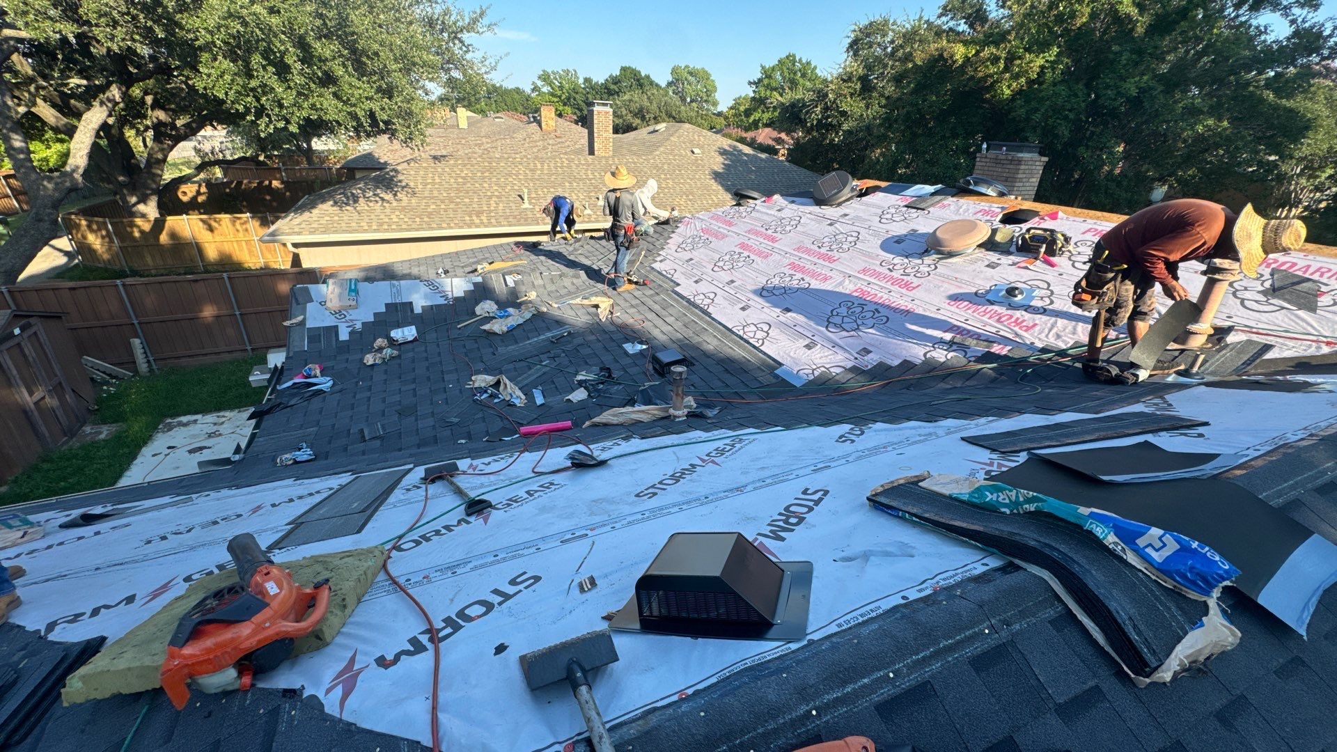 Project in Garland by Rhino Roofing and General Contracting, LLC