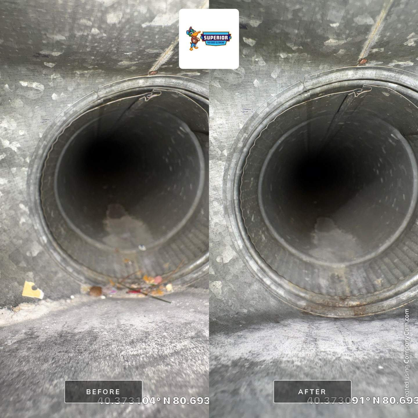 Air Duct Cleaning With a Vacuum Truck in Wintersville, OH by Superior Air Duct Cleaning