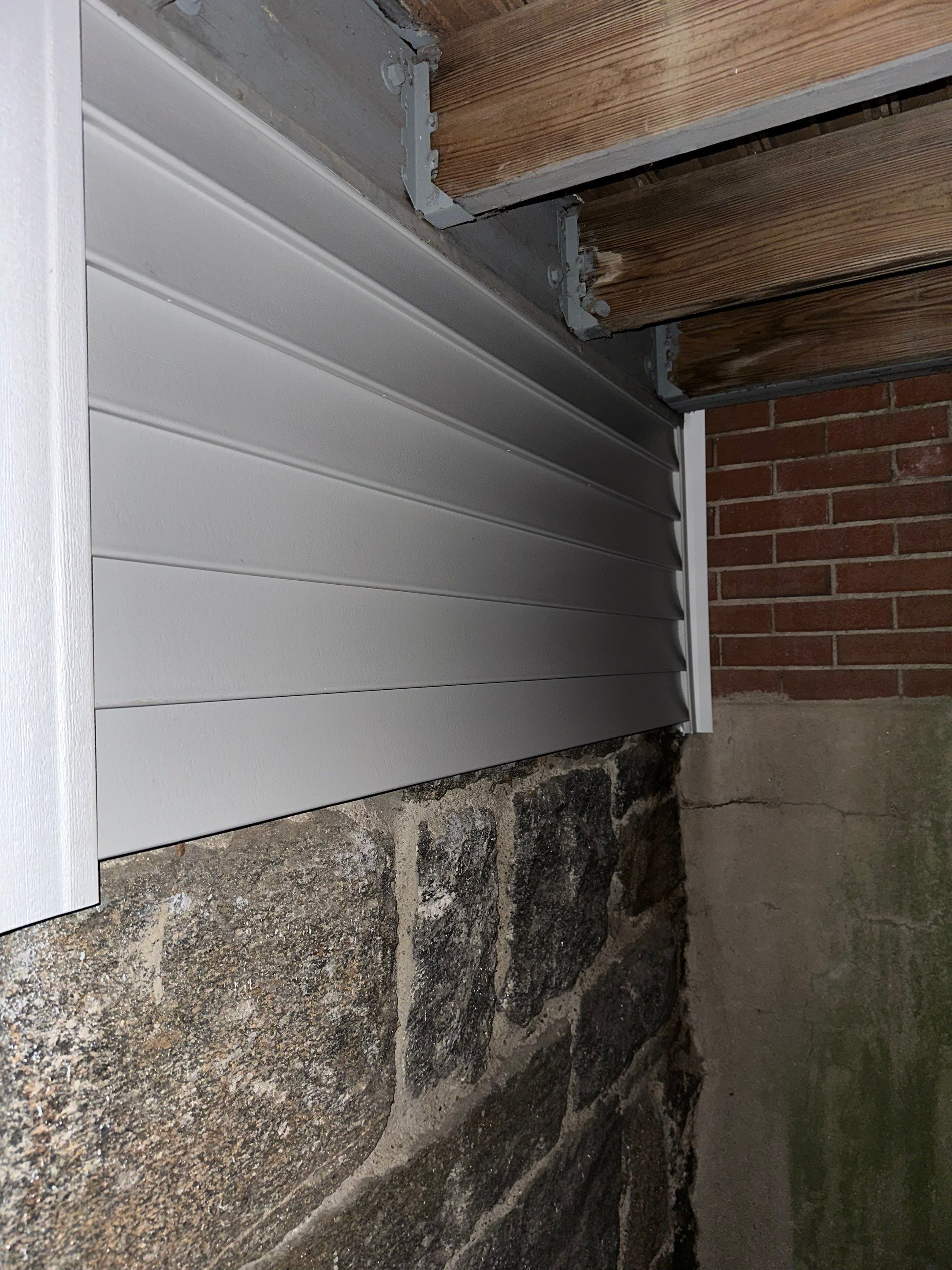 Siding Installation using Certainteed Cedar Impressions Straight Edge Perfection Shingles - D7 - Sterling Gray by A Plus Exterior