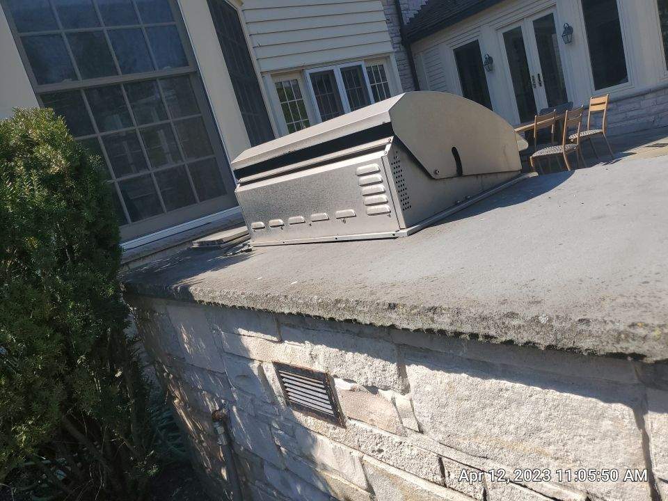 Winnetka, IL bluestone patio cleaning by Northern Power Washing LLC.