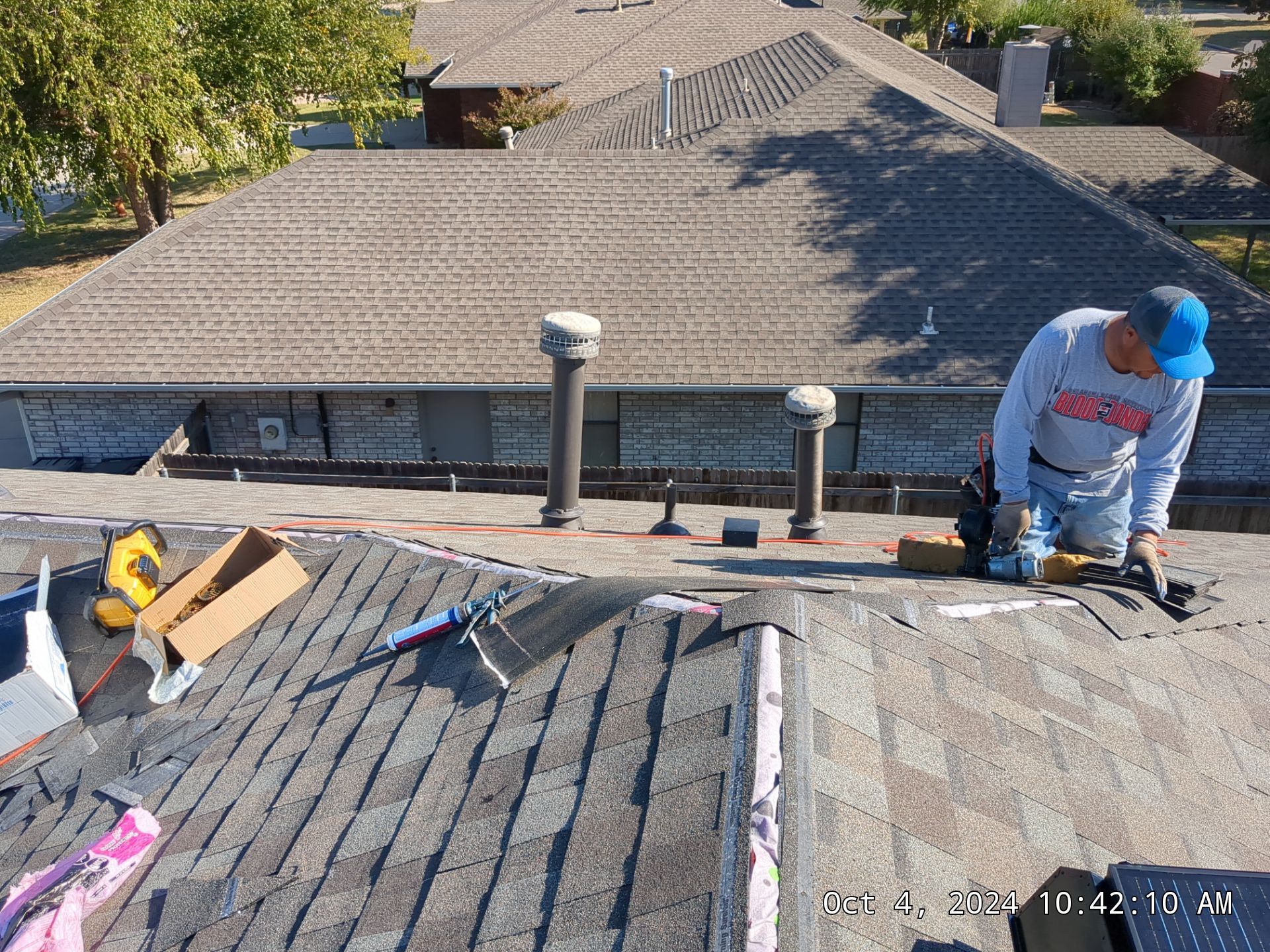 OKC Residential Roofing Installation using Owens Corning by Blackforest Roofing