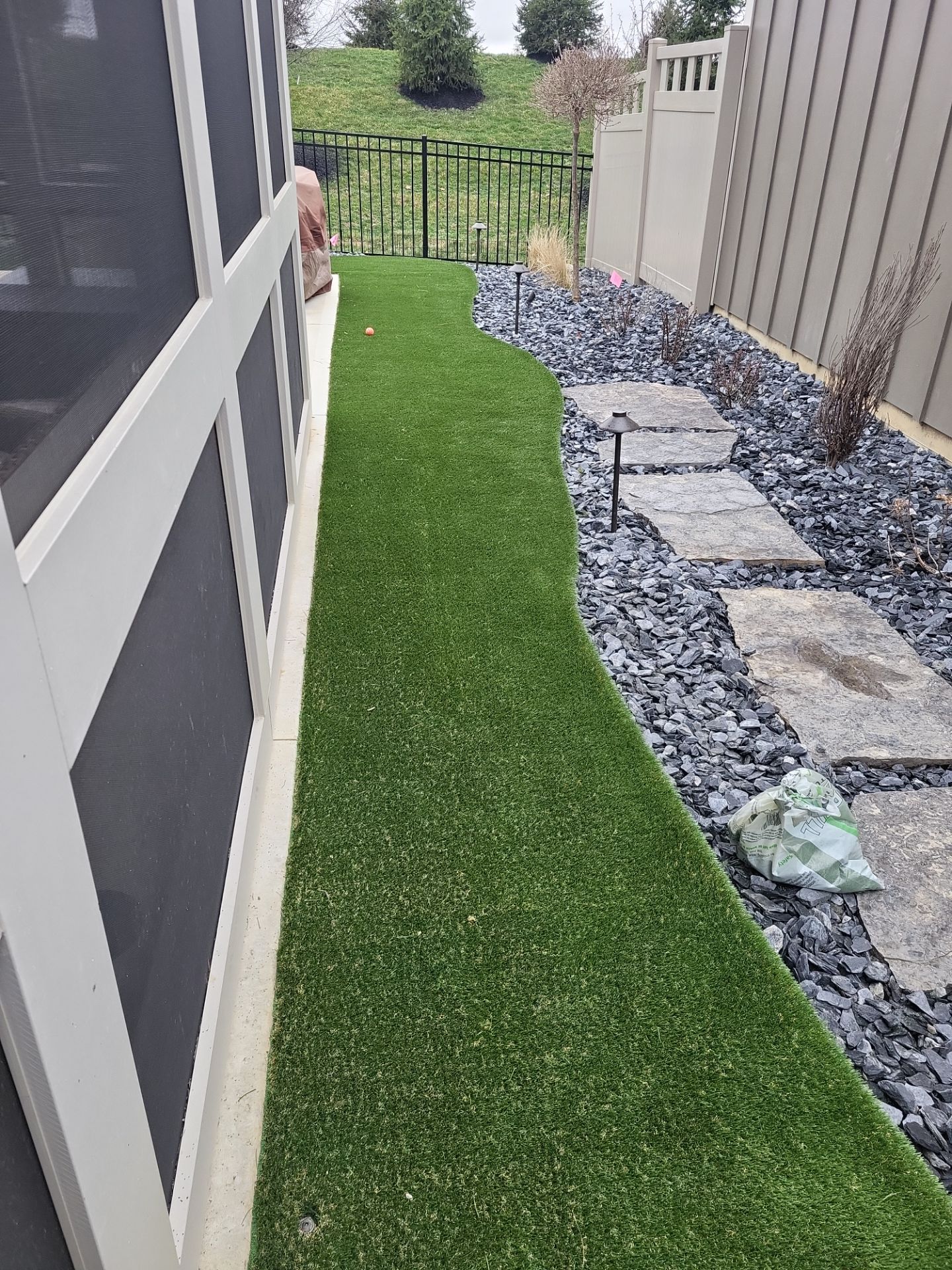 Small Yard in Dublin Community Home by Southwest Greens Midwest