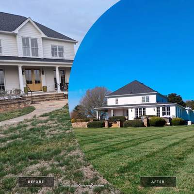 Lawn restoration in Bahama