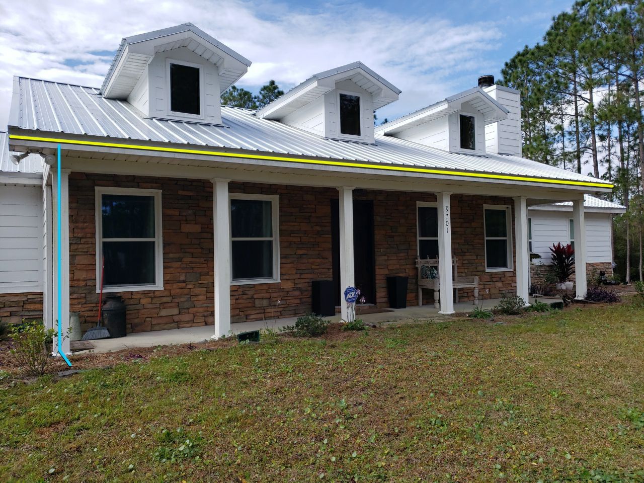 Gutter Installation Using White K-Style Gutters by Gutter Professors