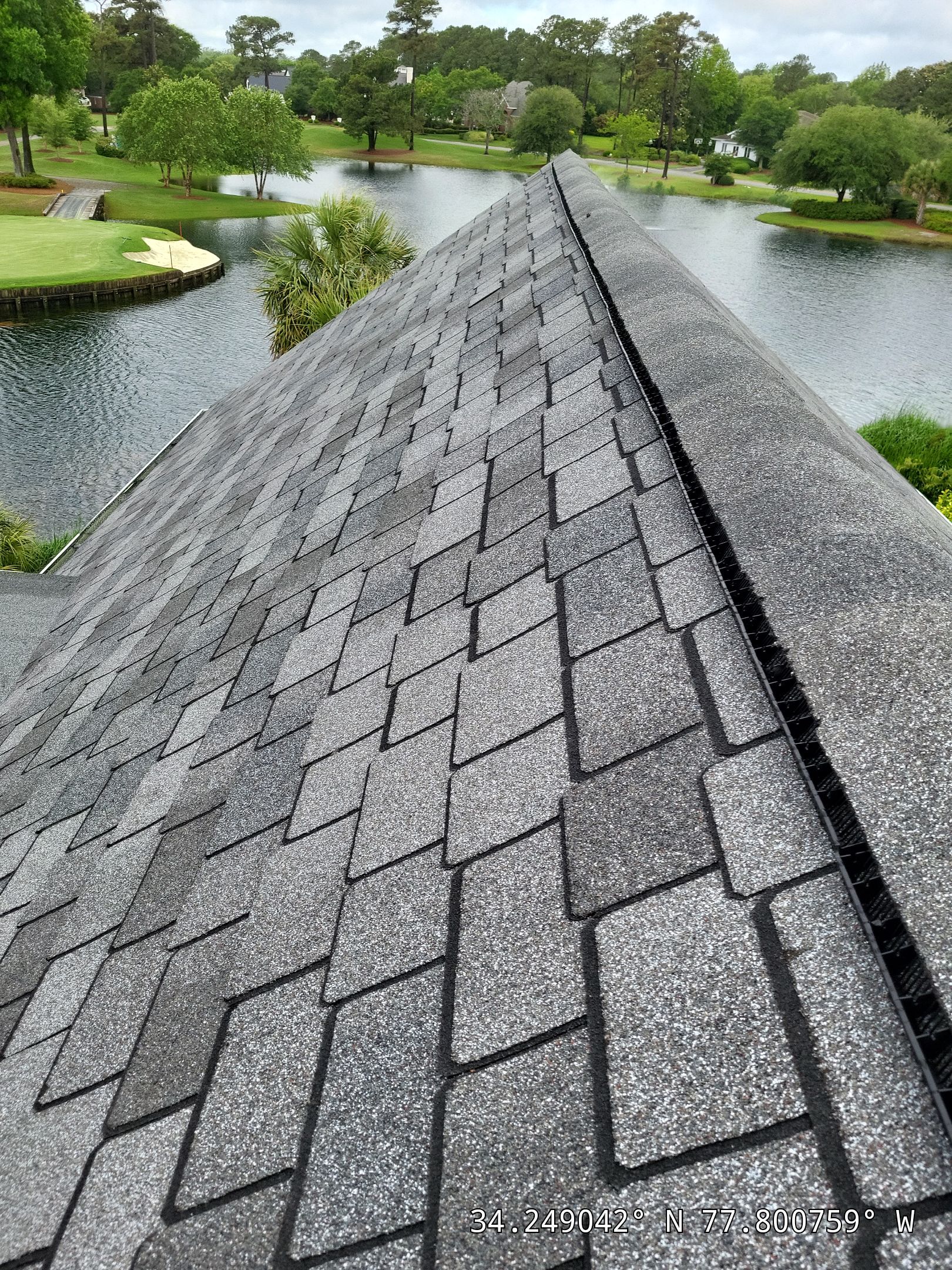 FORTIFIED Roof Replacement with VELUX Skylights in Landfall, Wilmington, NC by RGR Construction and Roofing, LLC