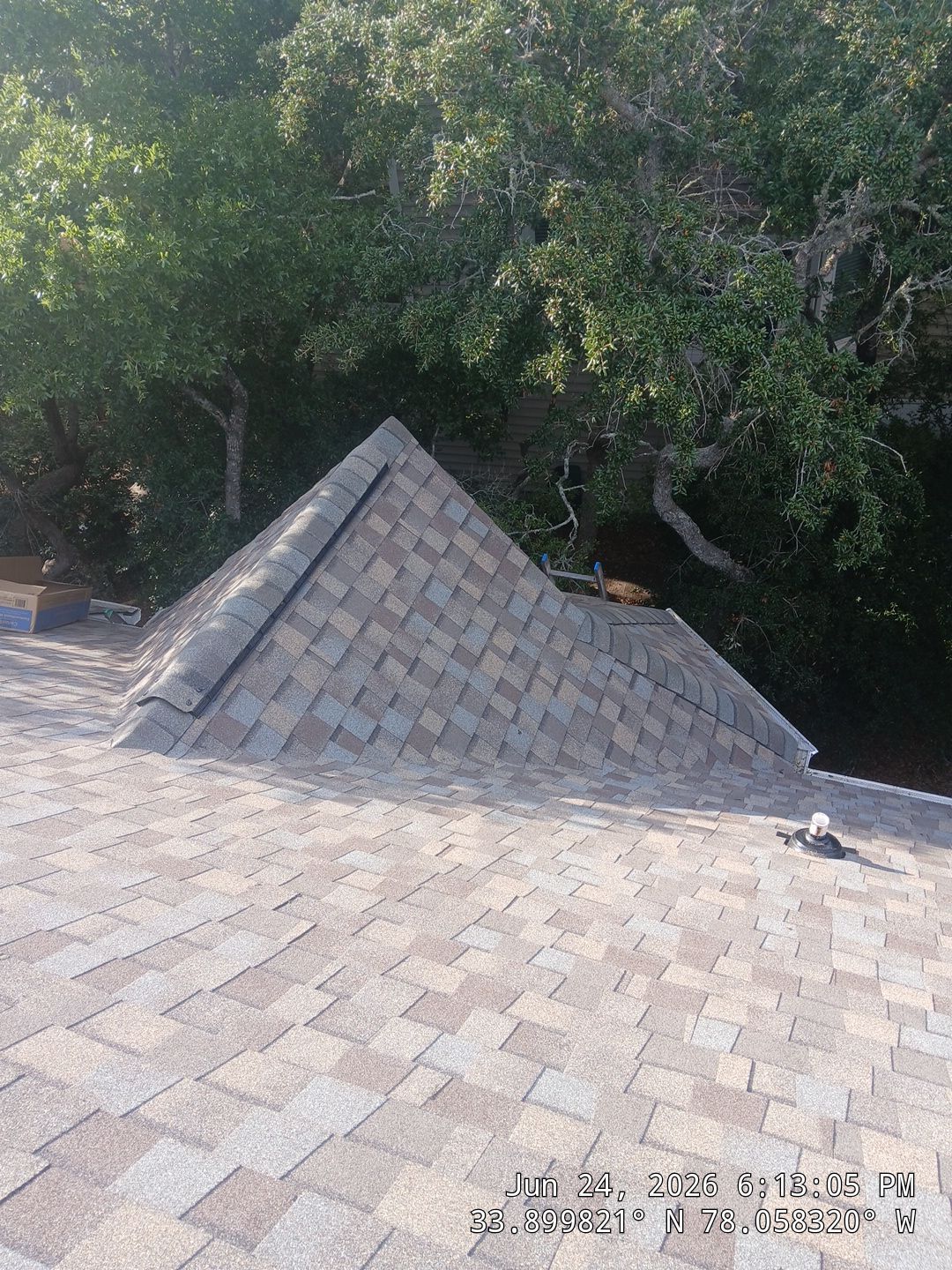 Oak Island Fortified Roof Replacement Using CertainTeed Landmark Pro Shingles by RGR Construction and Roofing, LLC