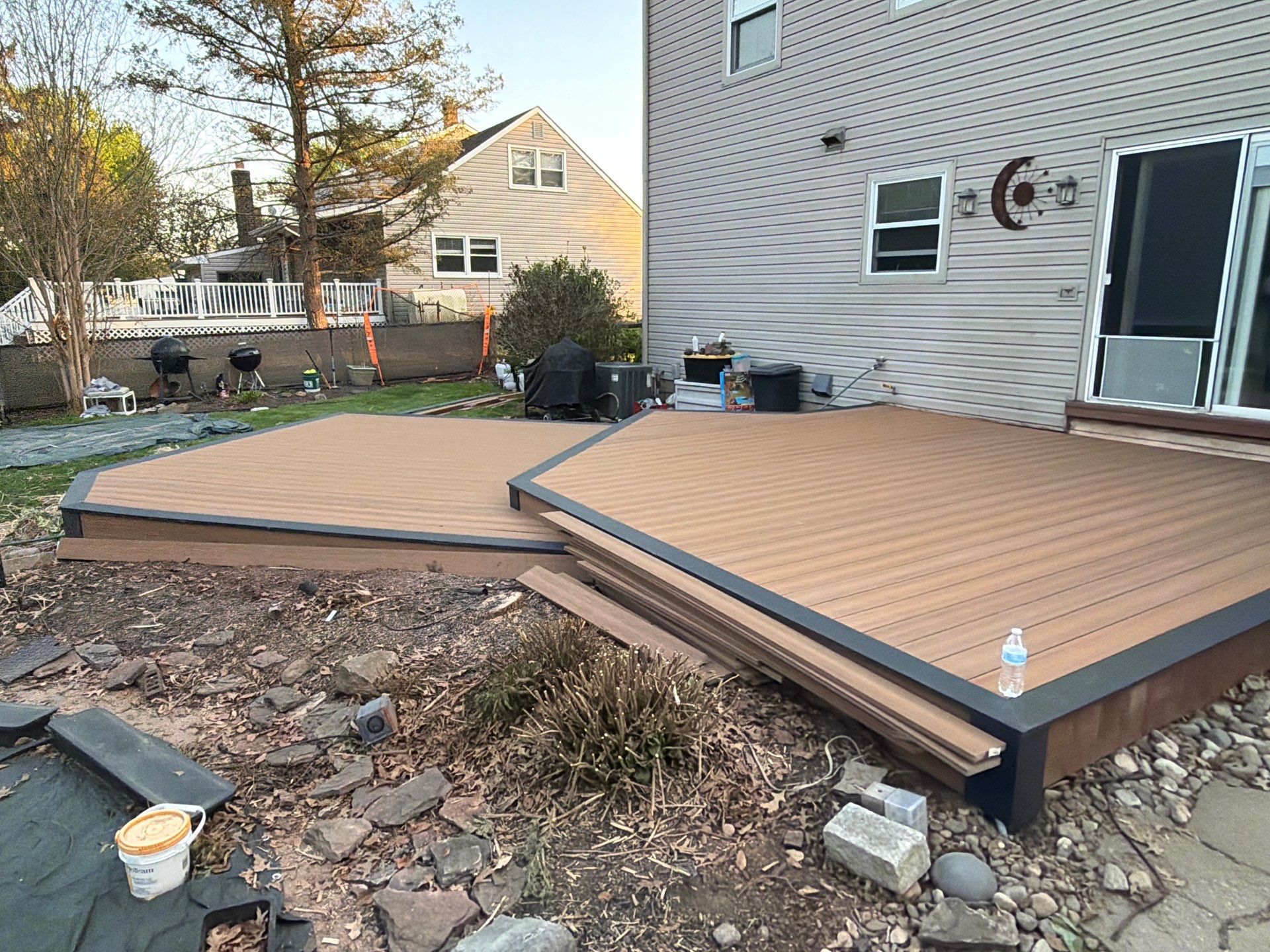 Deck Resurface In Richboro PA With Pergola by deck guardian