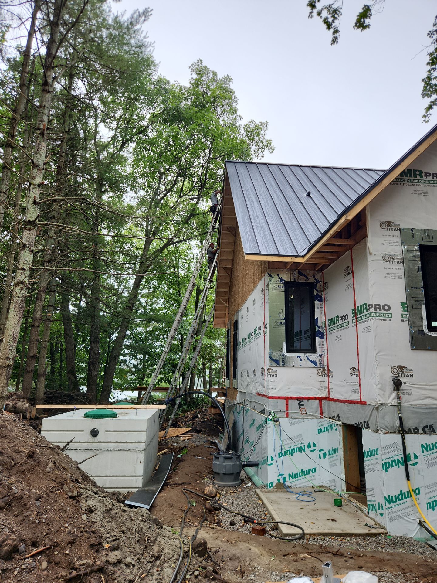 Custom Home Roofing – Matte Black Standing Seam by Jay Carter Roofing & Sheet Metal